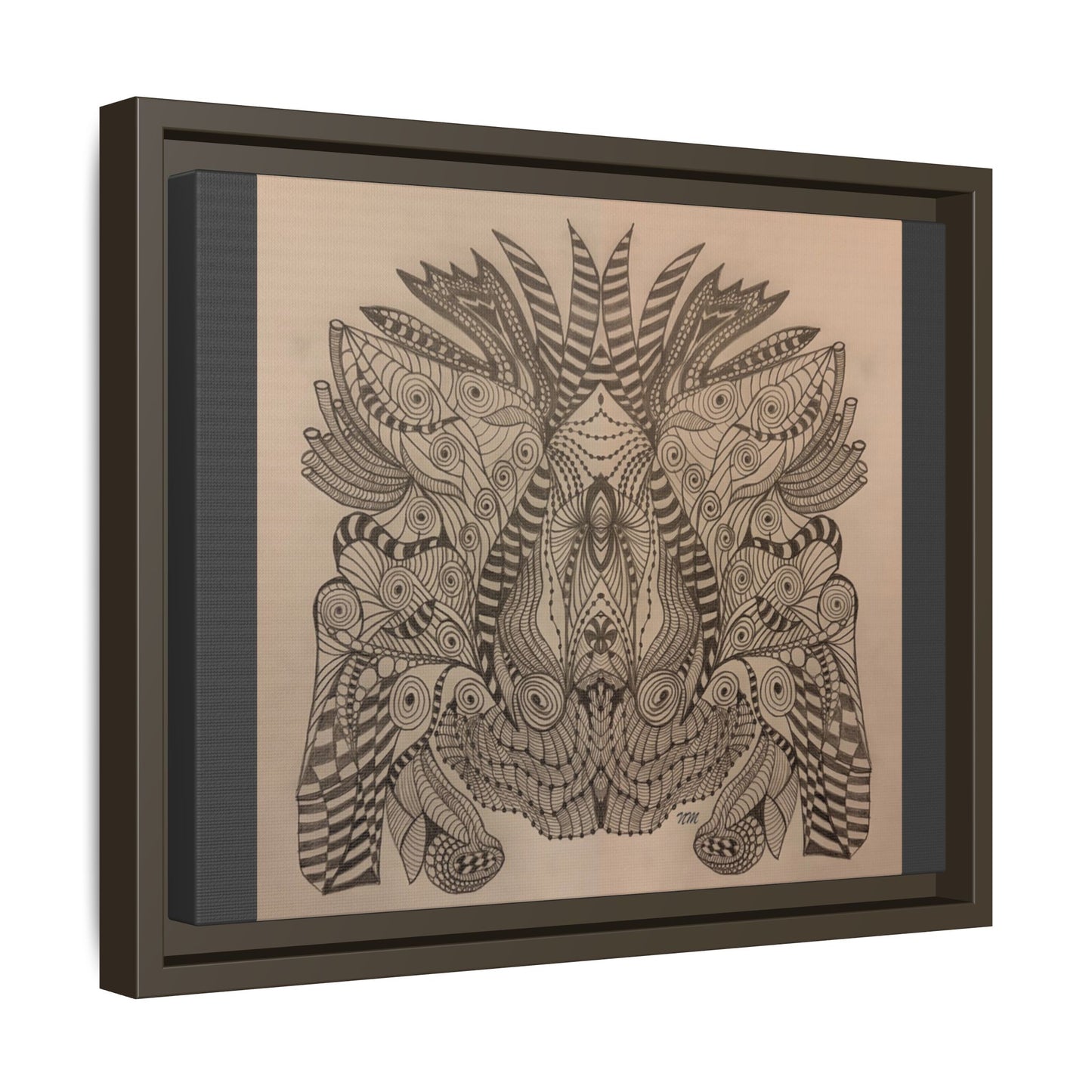 Matte Canvas, Framed (Multi-color)