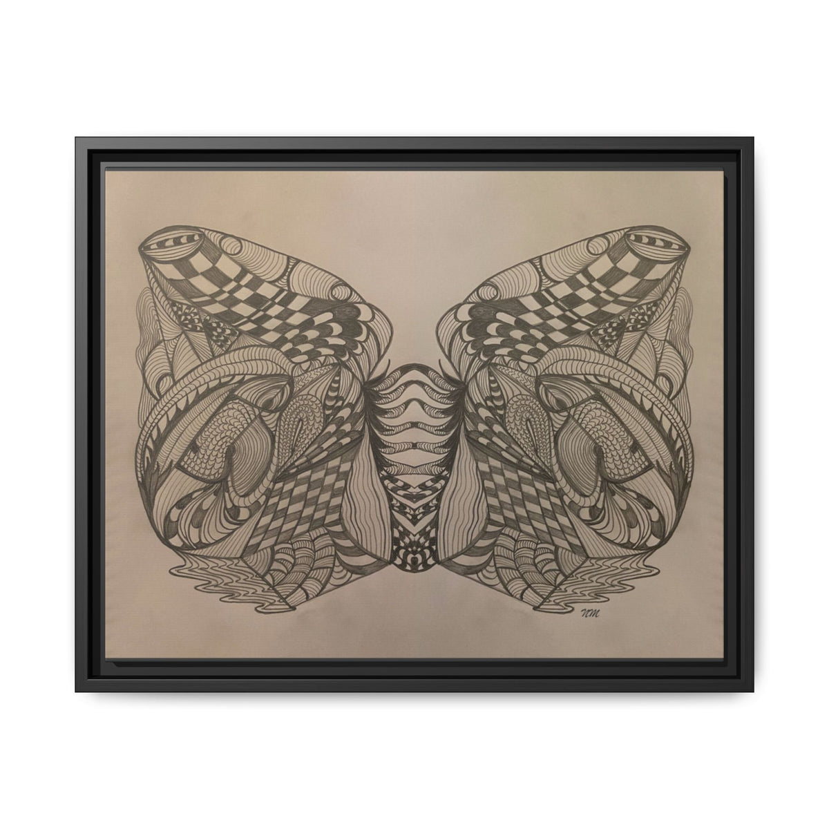 Matte Canvas, Framed (Multi-color)
