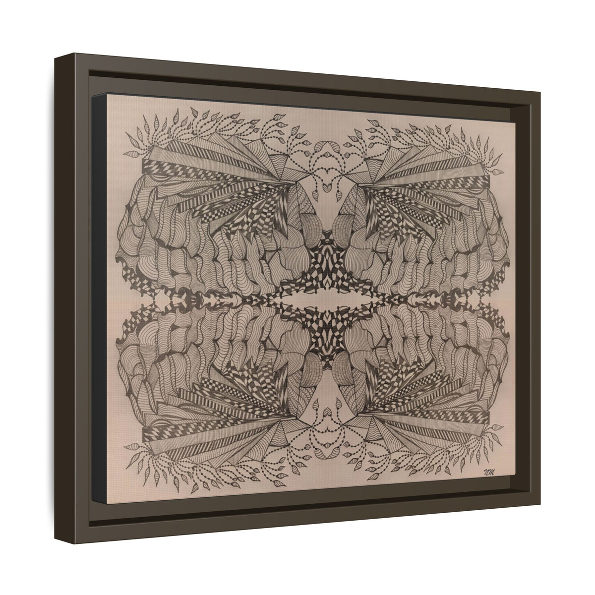 Matte Canvas, Framed (Multi-color)