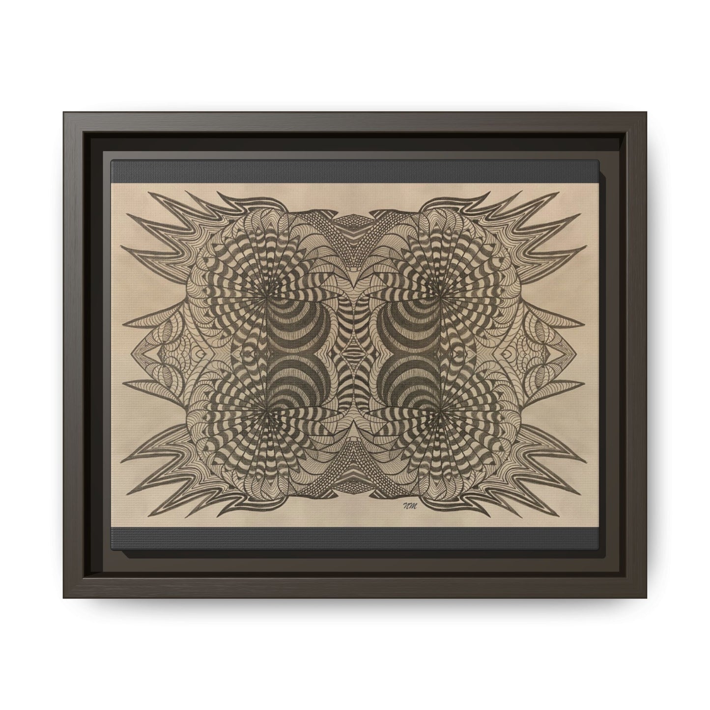 Matte Canvas, Framed (Multi-color)