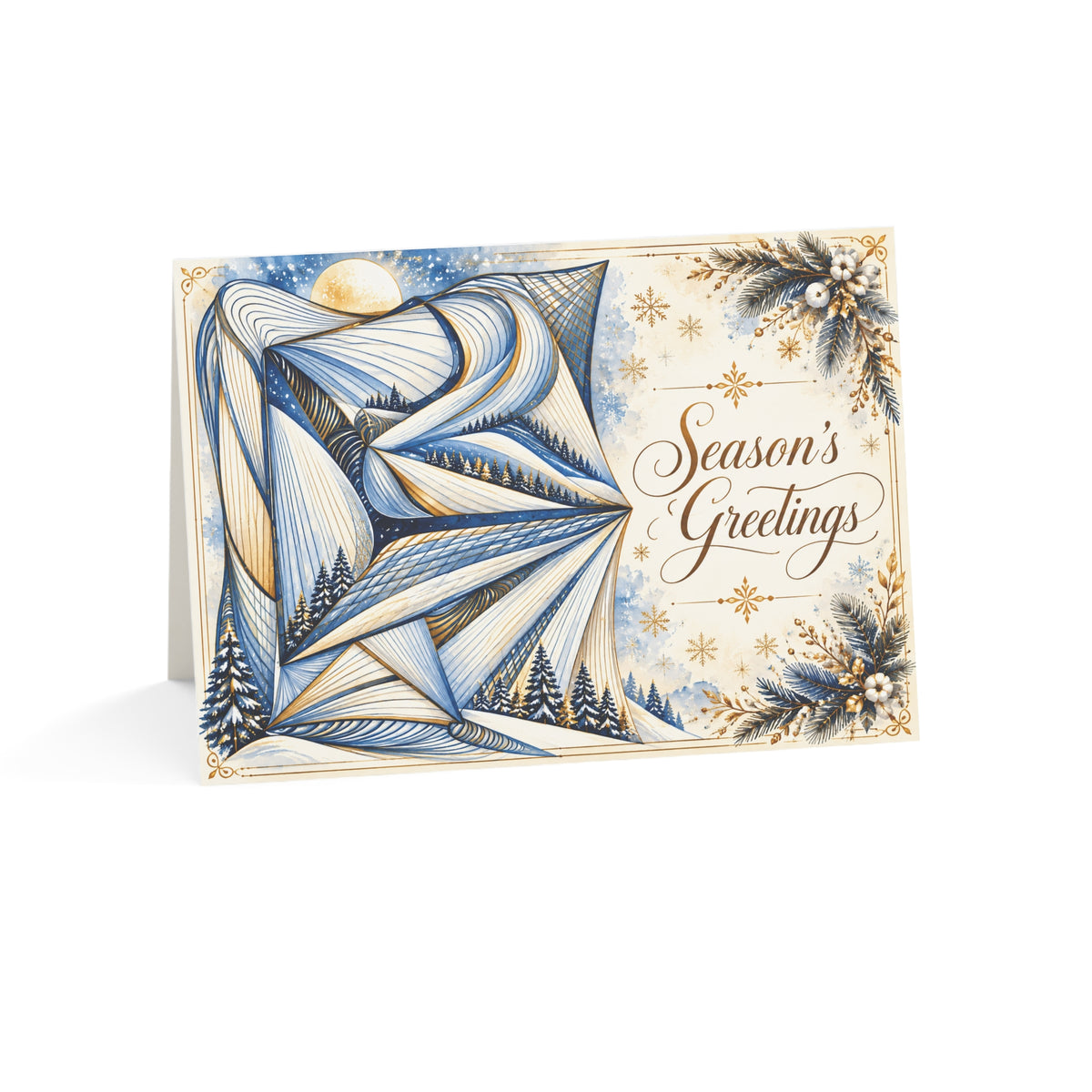 Winter Slopes — Season’s Greetings Card