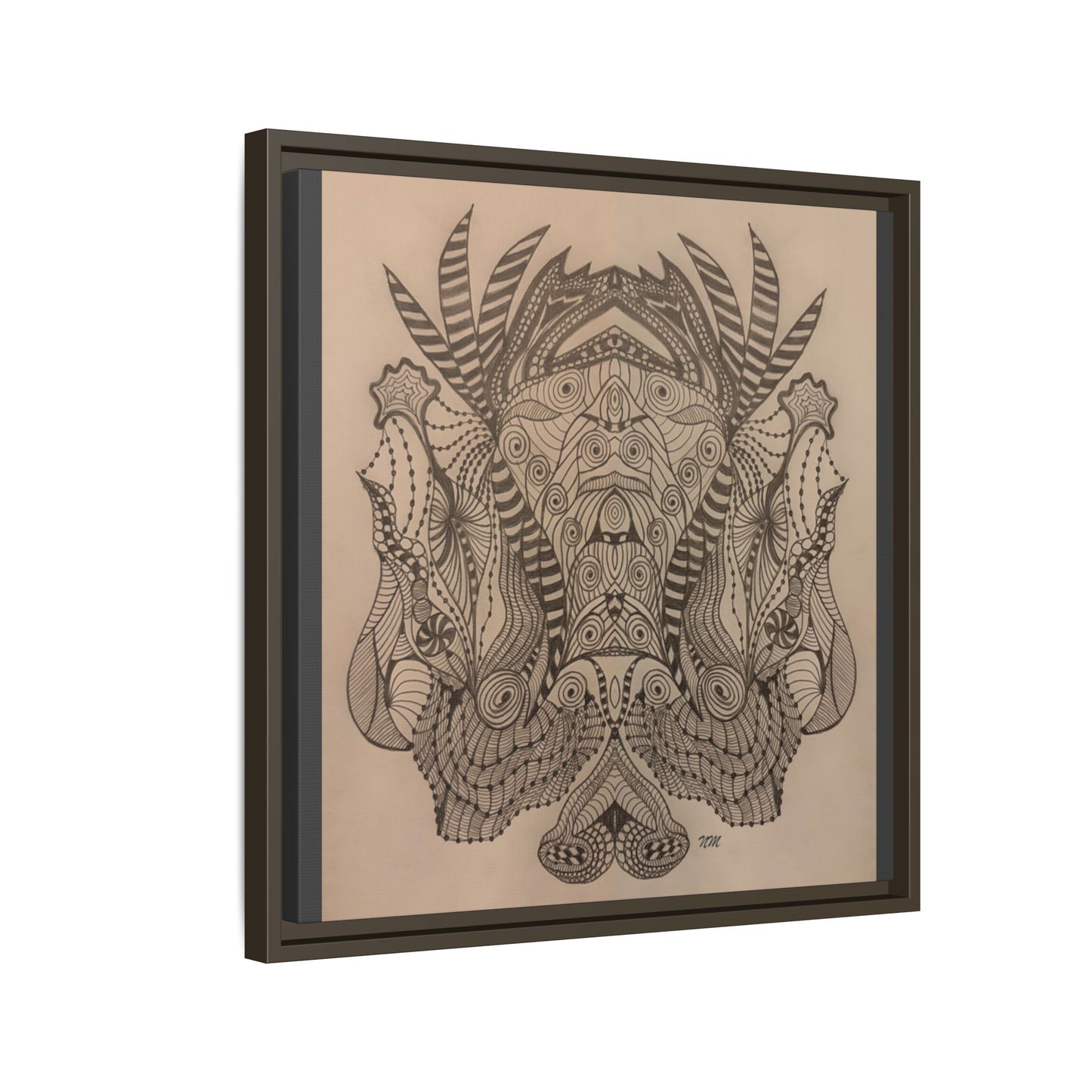 Matte Canvas, Framed (Multi-color)