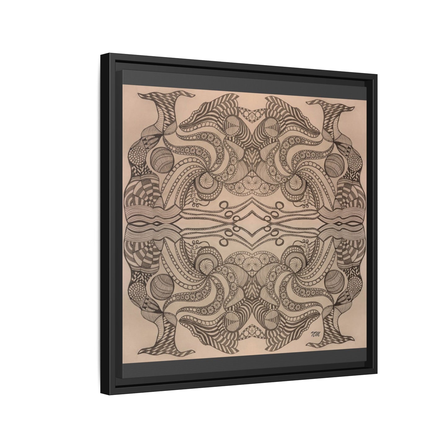 Matte Canvas, Framed (Multi-color)