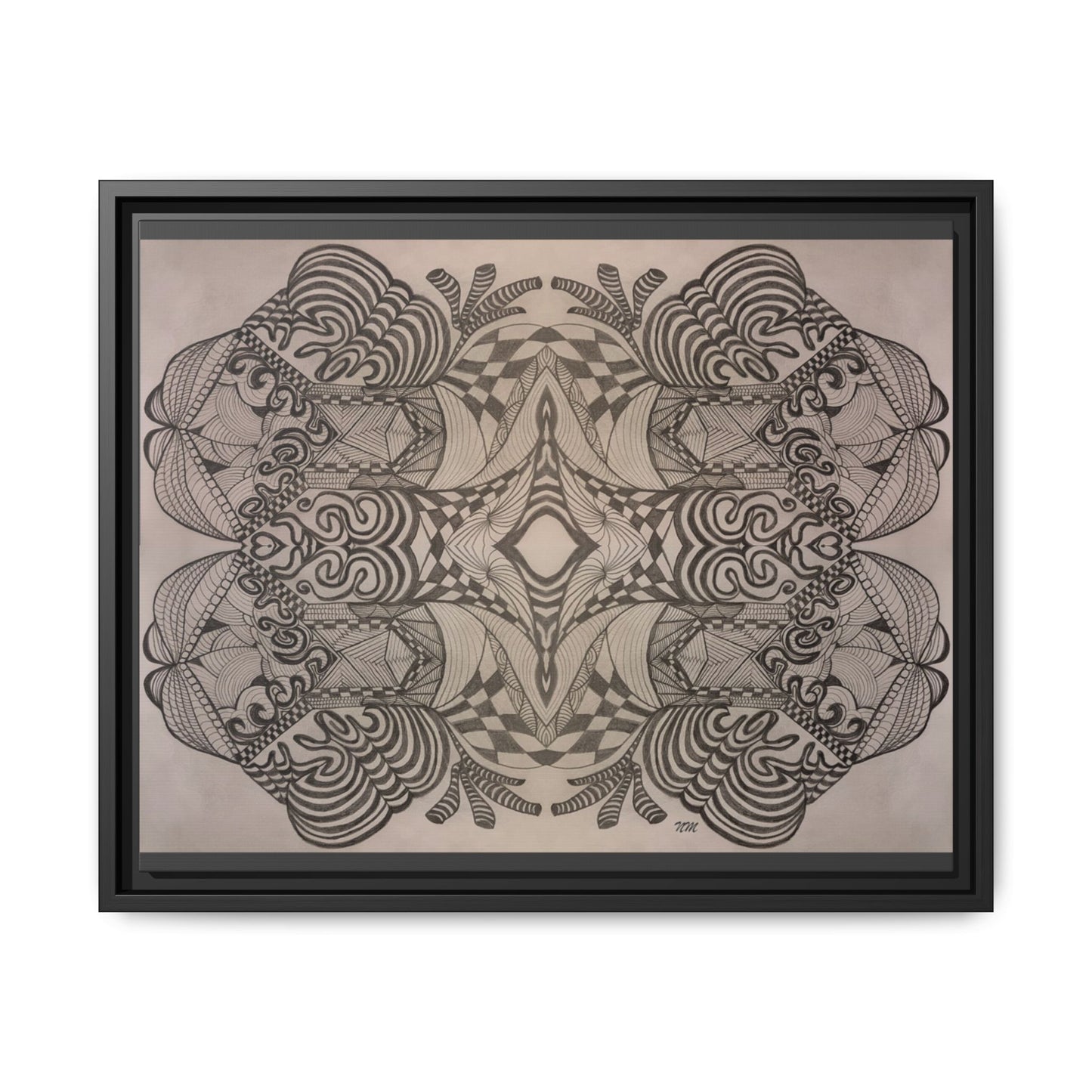 Matte Canvas, Framed (Multi-color)