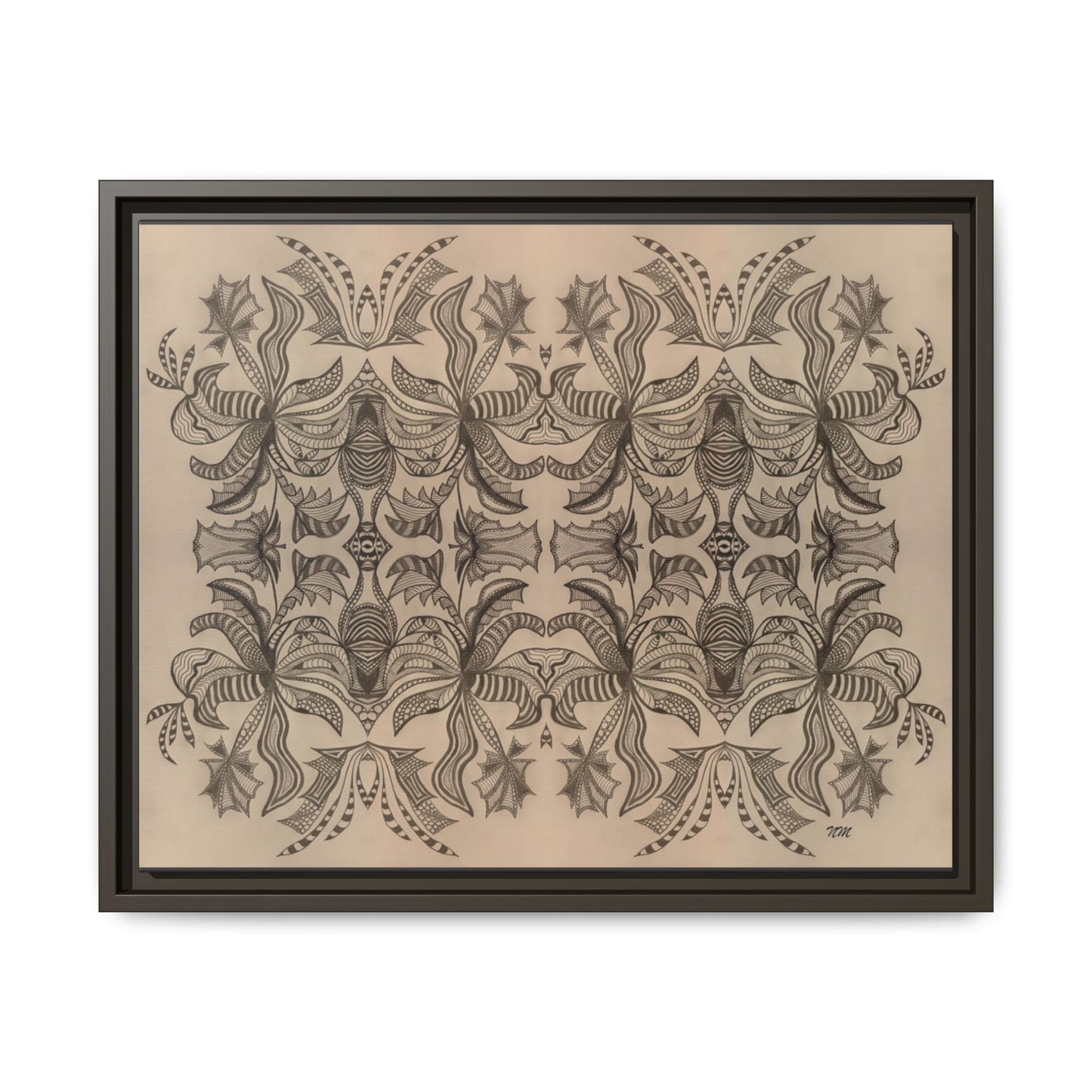 Matte Canvas, Framed (Multi-color)