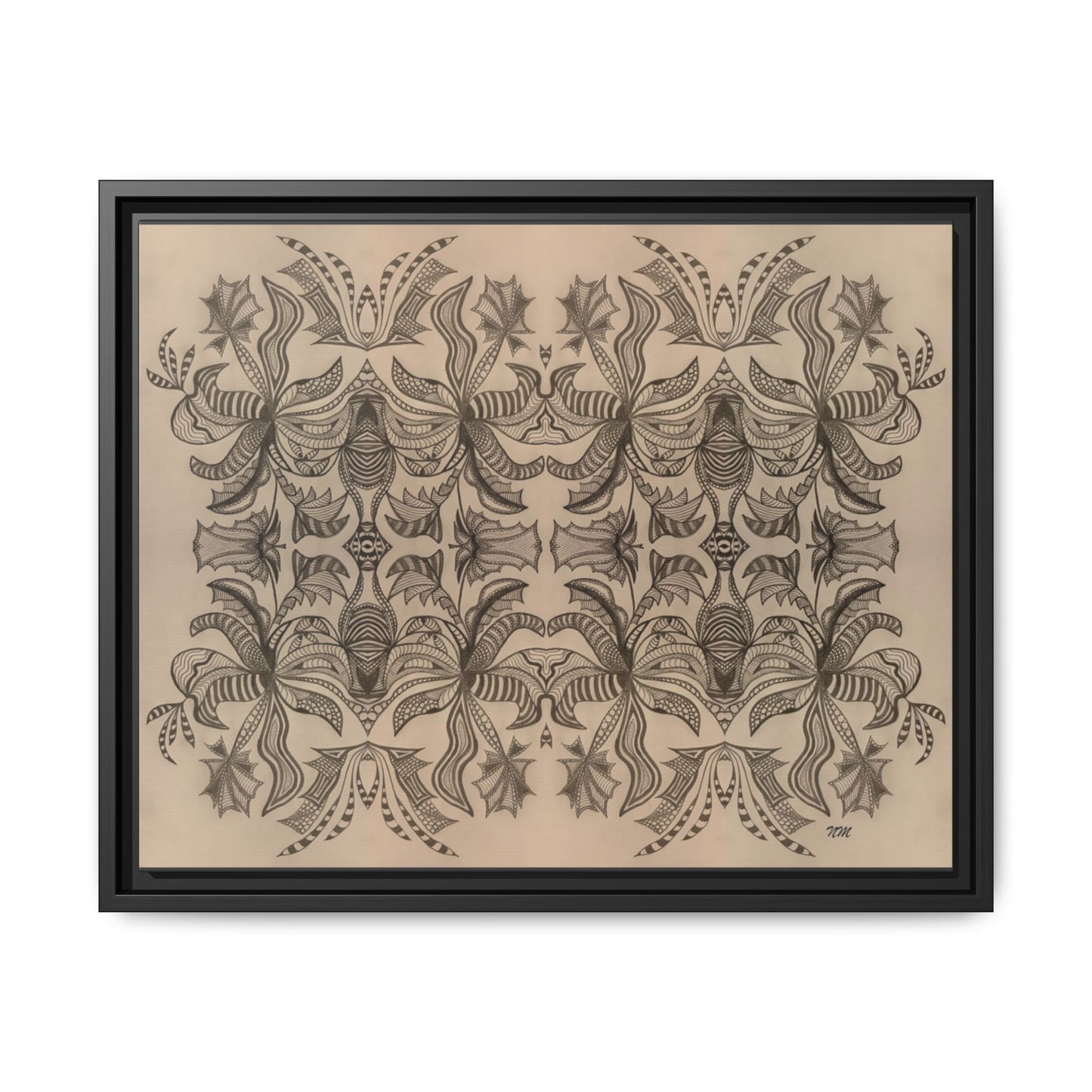Matte Canvas, Framed (Multi-color)