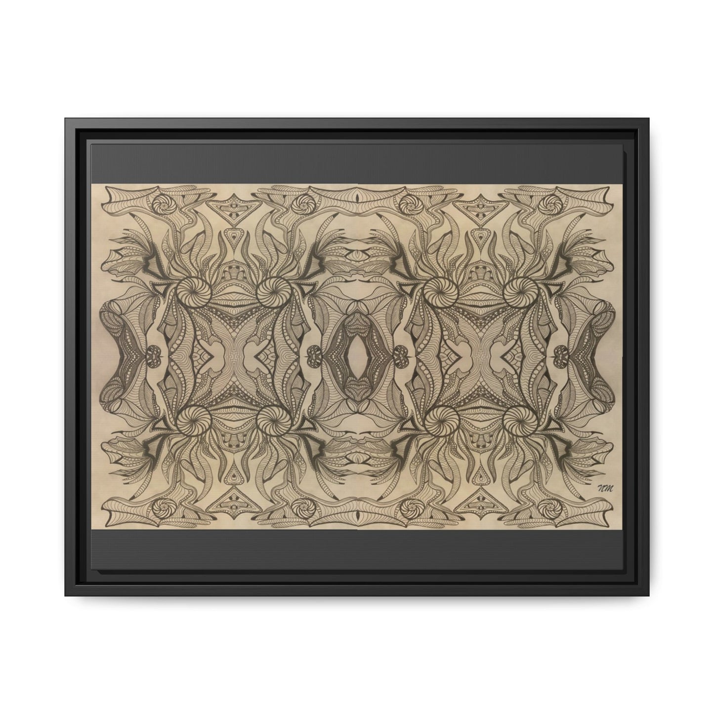 Matte Canvas, Framed (Multi-color)