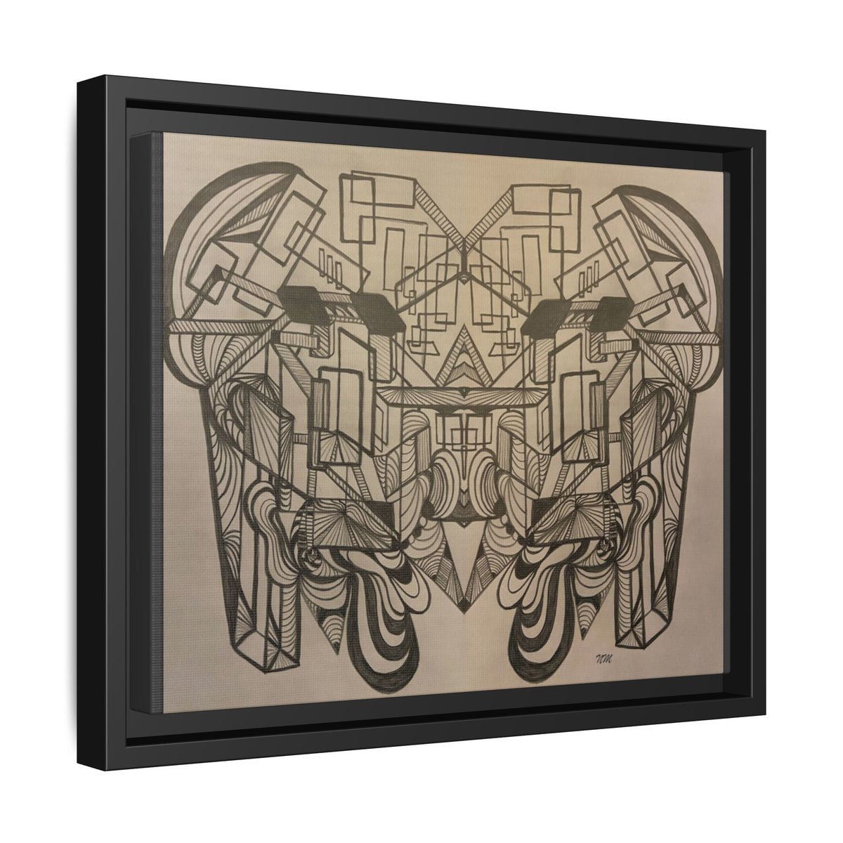 Matte Canvas, Framed (Multi-color)