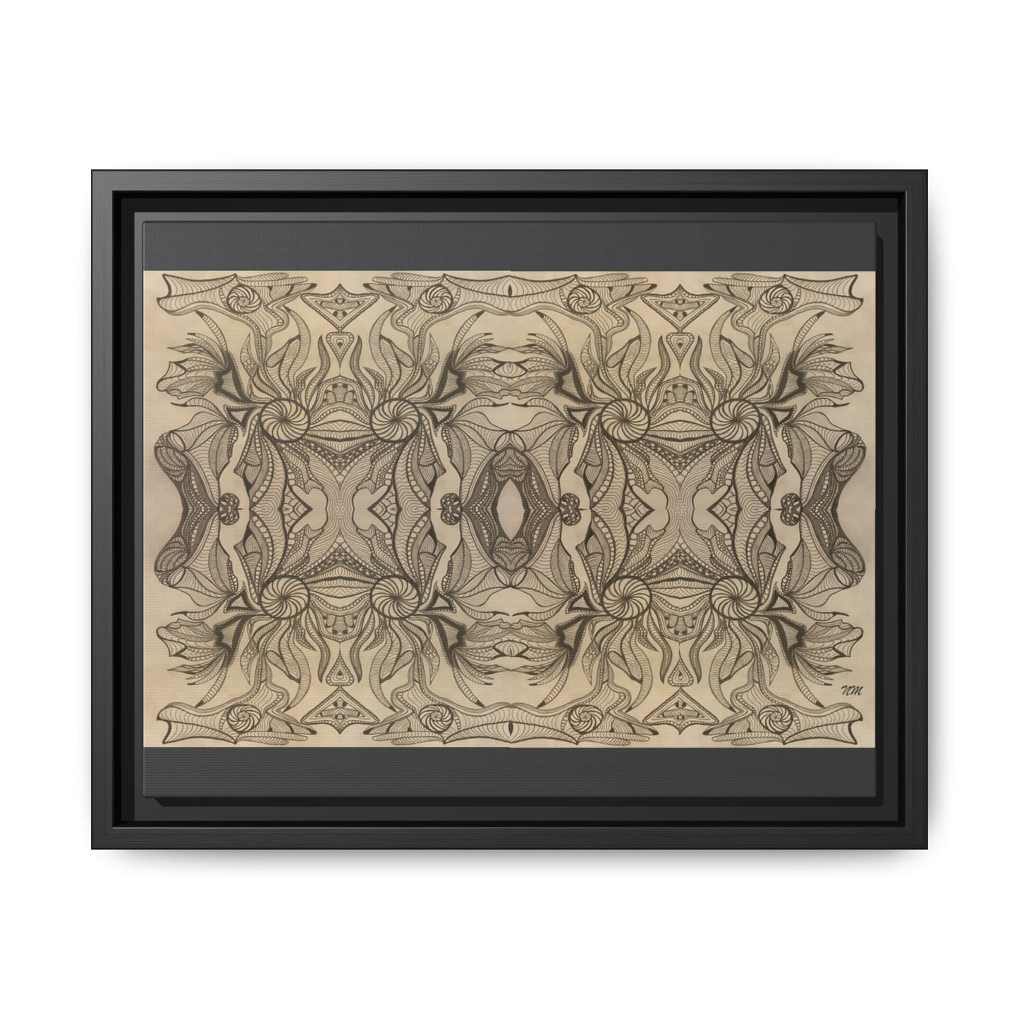 Matte Canvas, Framed (Multi-color)