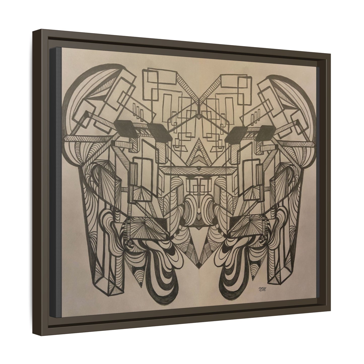 Matte Canvas, Framed (Multi-color)