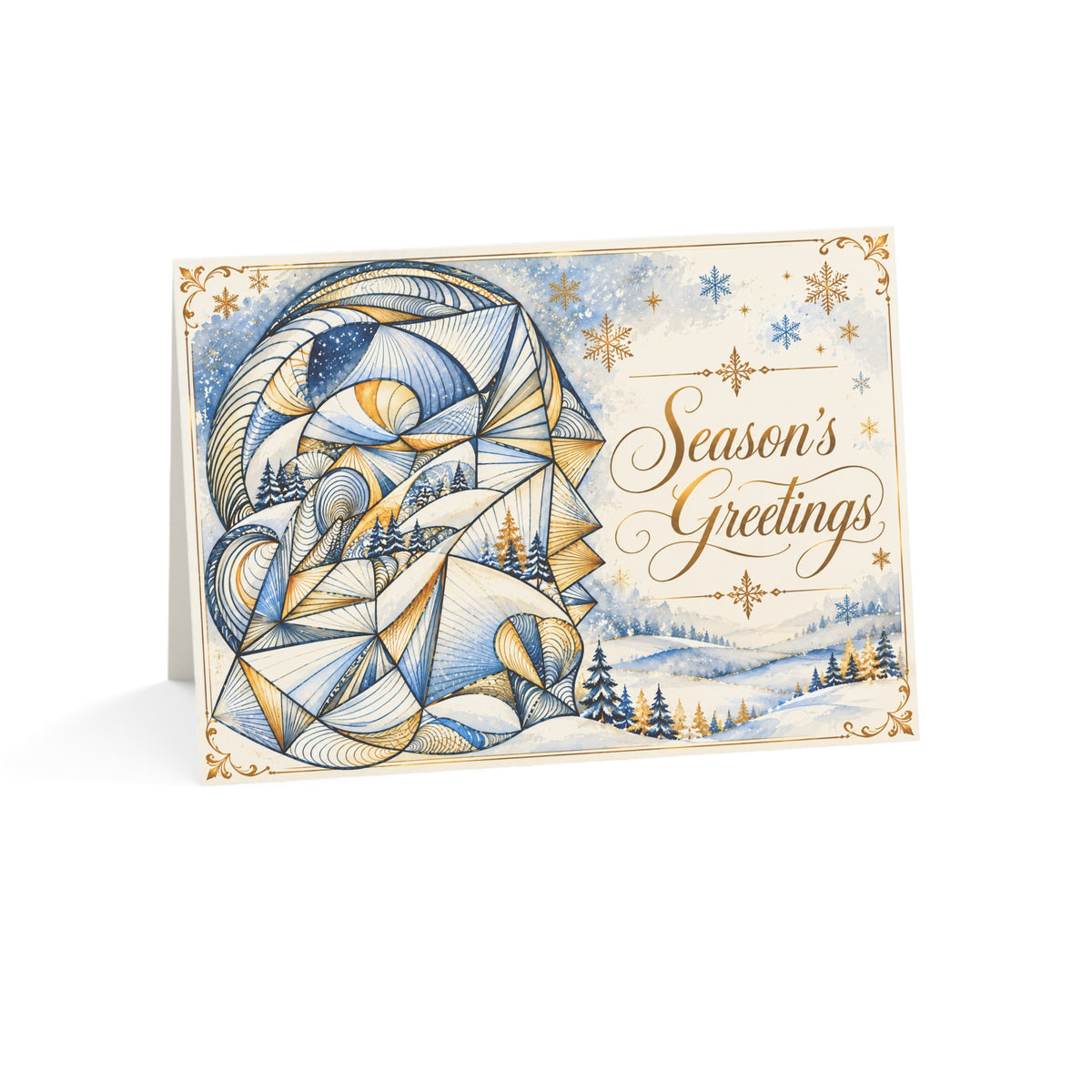 Snowy Hills — Season’s Greetings Card