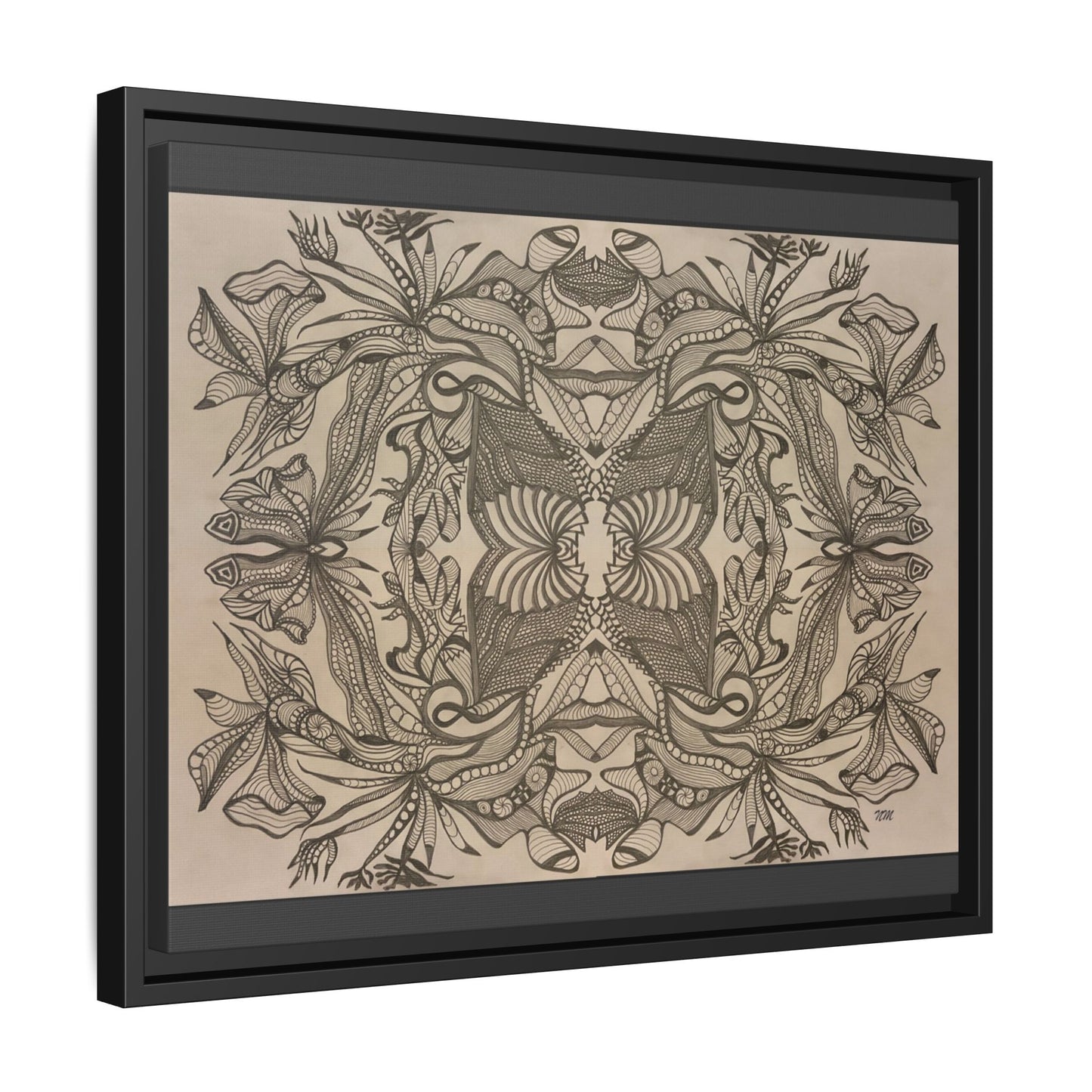 Matte Canvas, Framed (Multi-color)