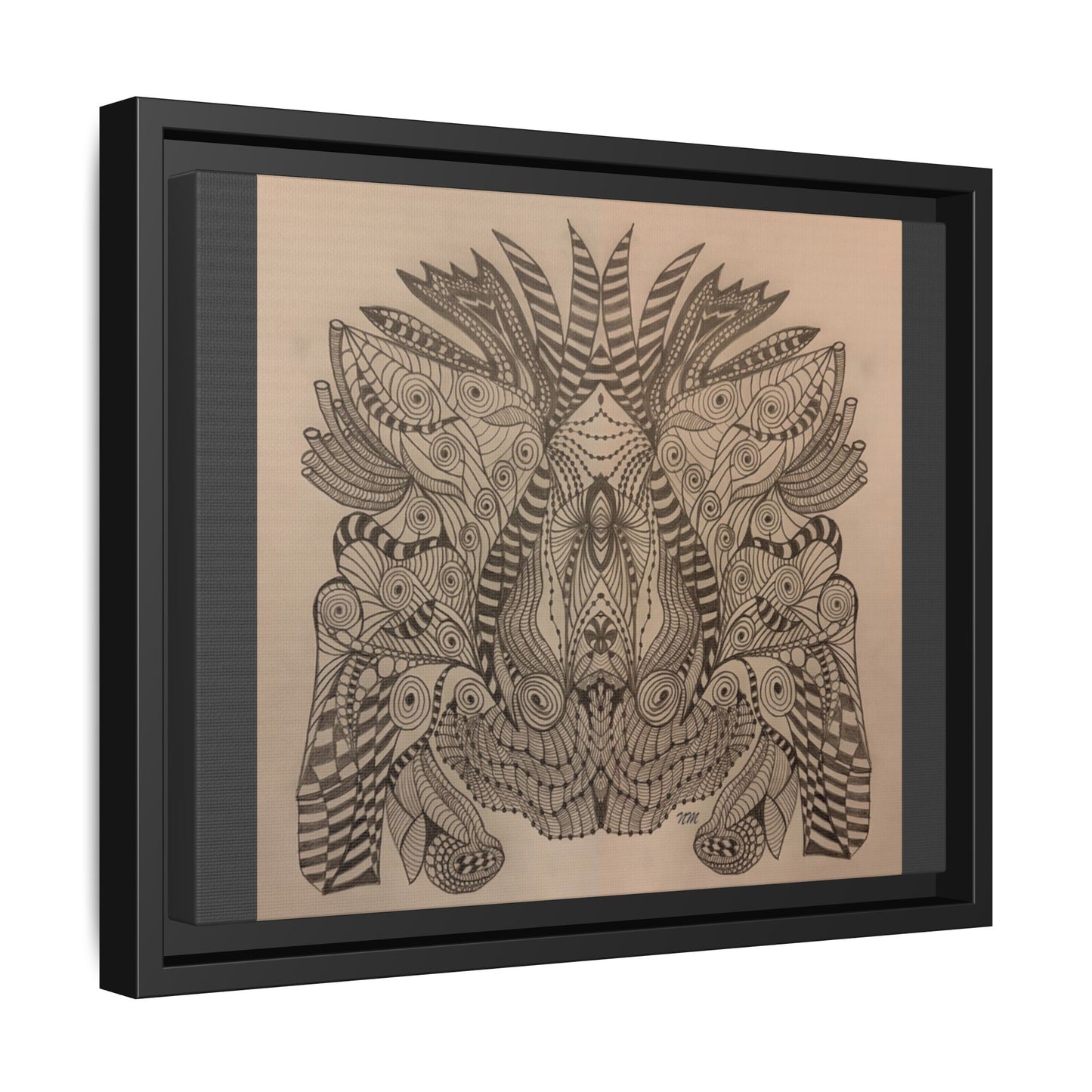 Matte Canvas, Framed (Multi-color)