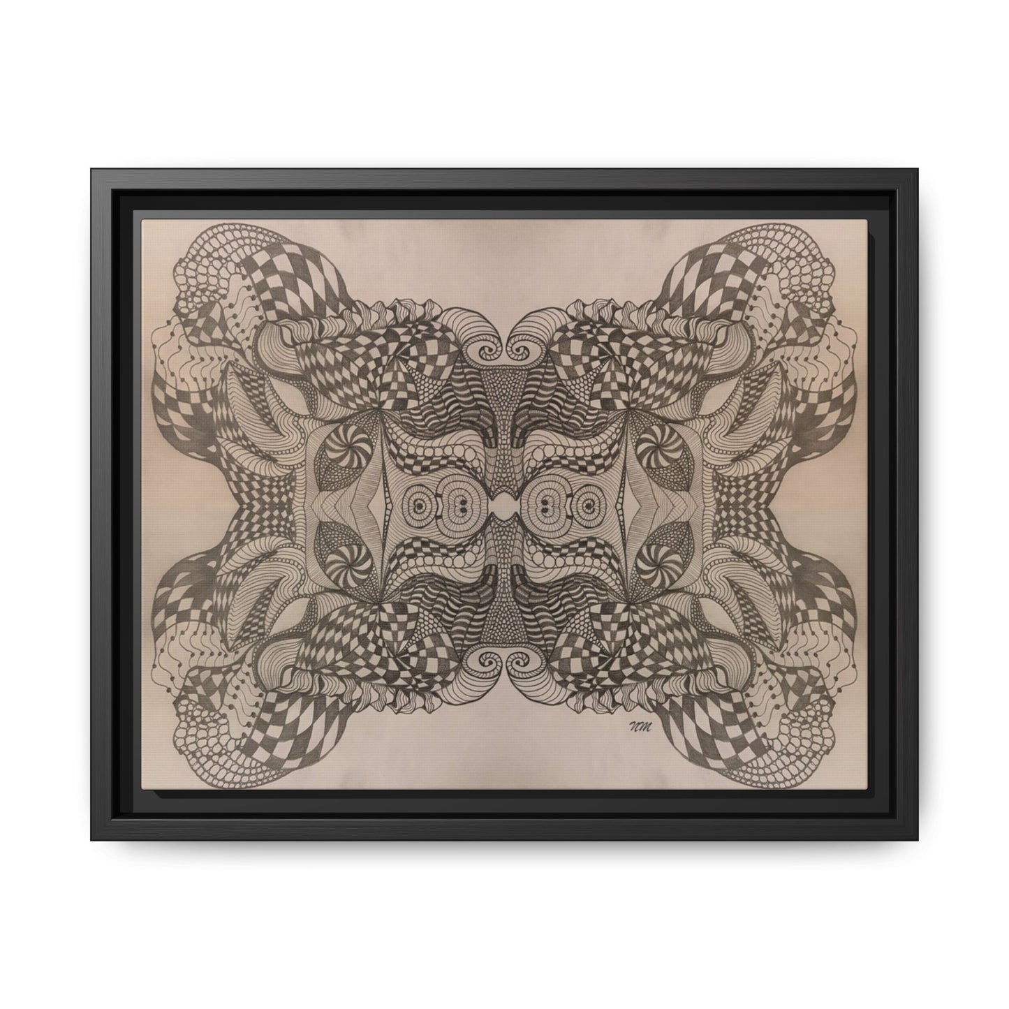 Matte Canvas, Framed (Multi-color)