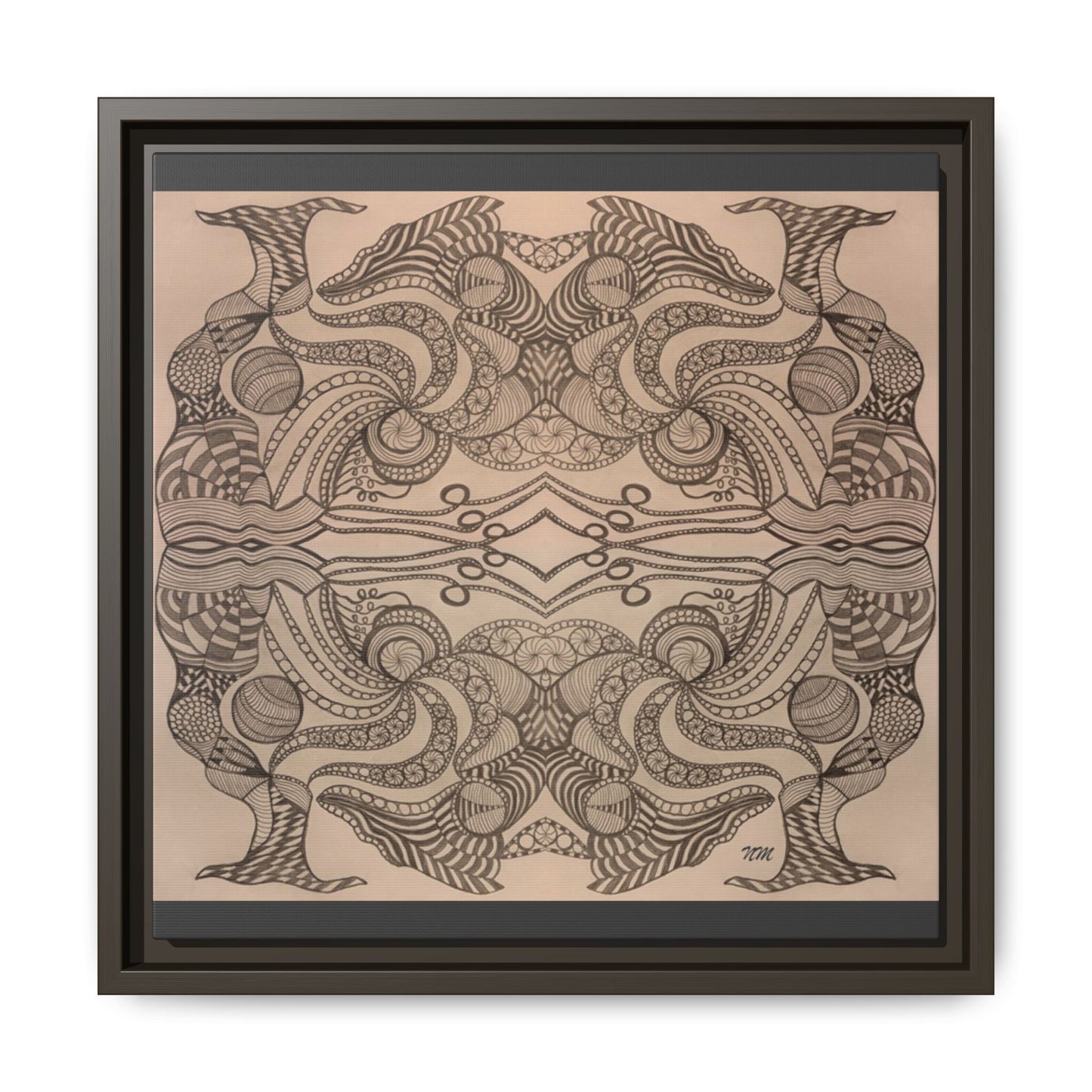 Matte Canvas, Framed (Multi-color)