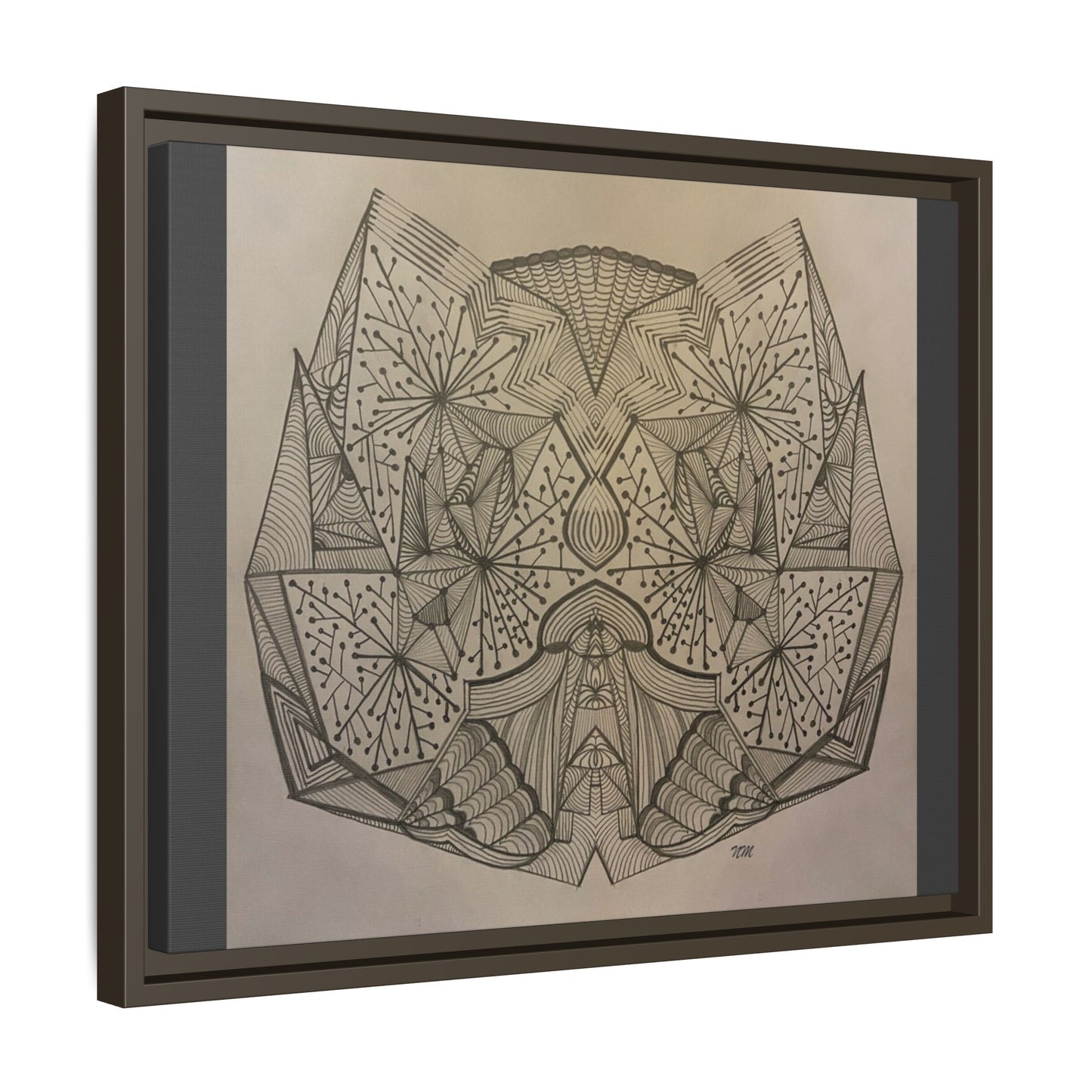 Matte Canvas, Framed (Multi-color)