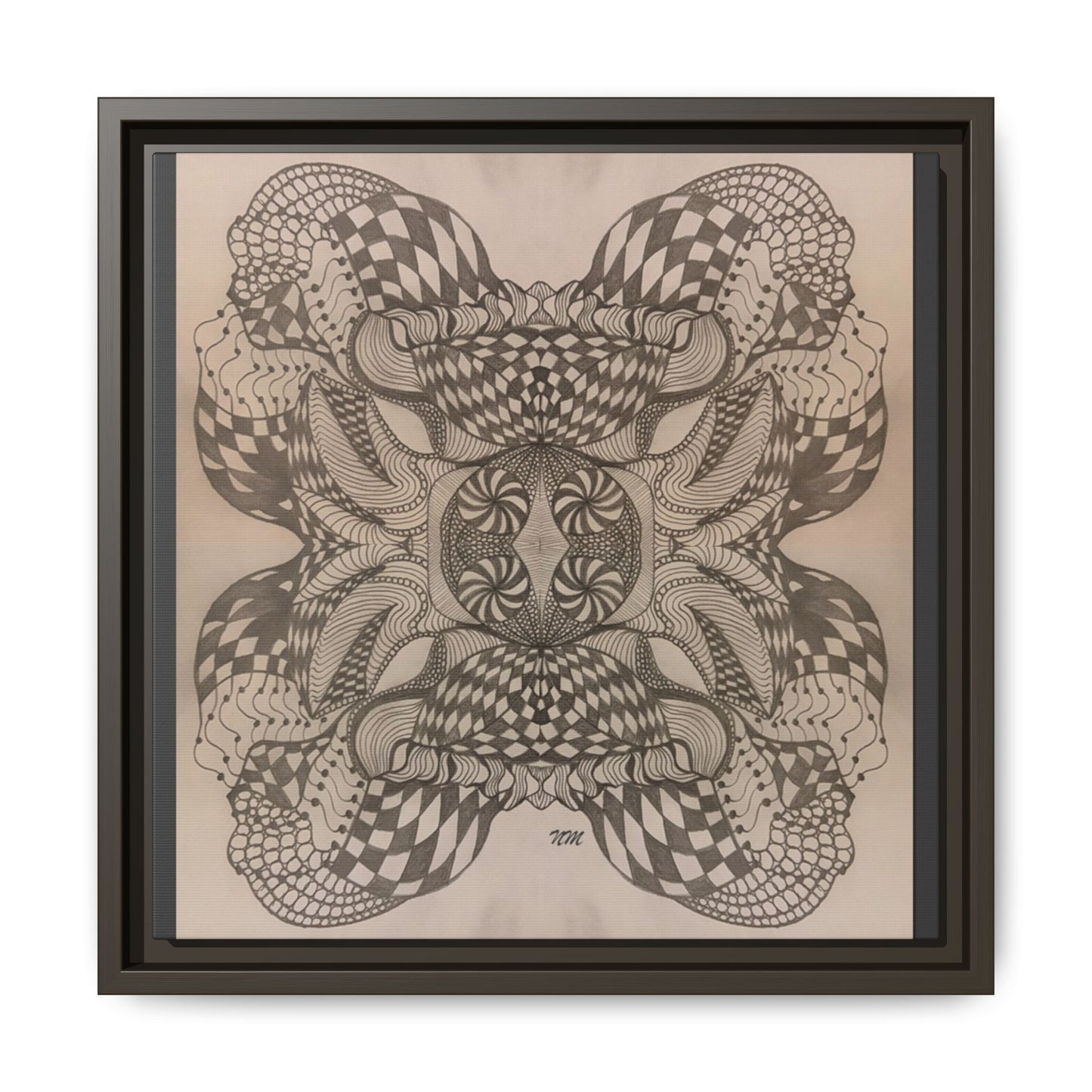 Matte Canvas, Framed (Multi-color)