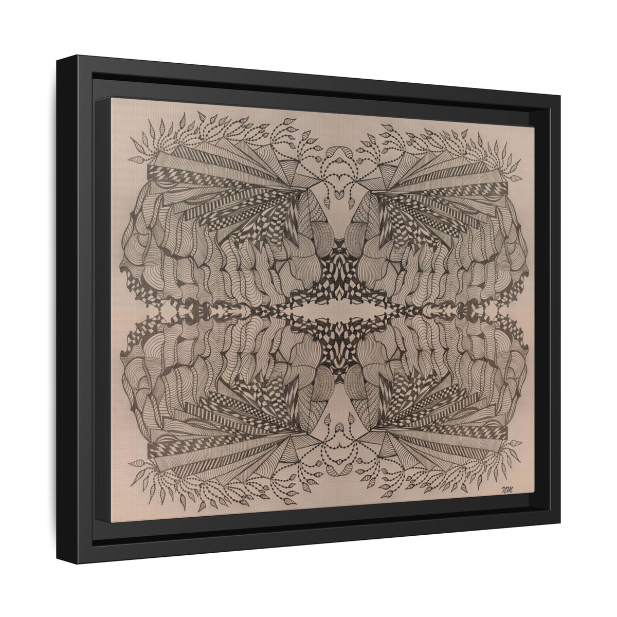 Matte Canvas, Framed (Multi-color)