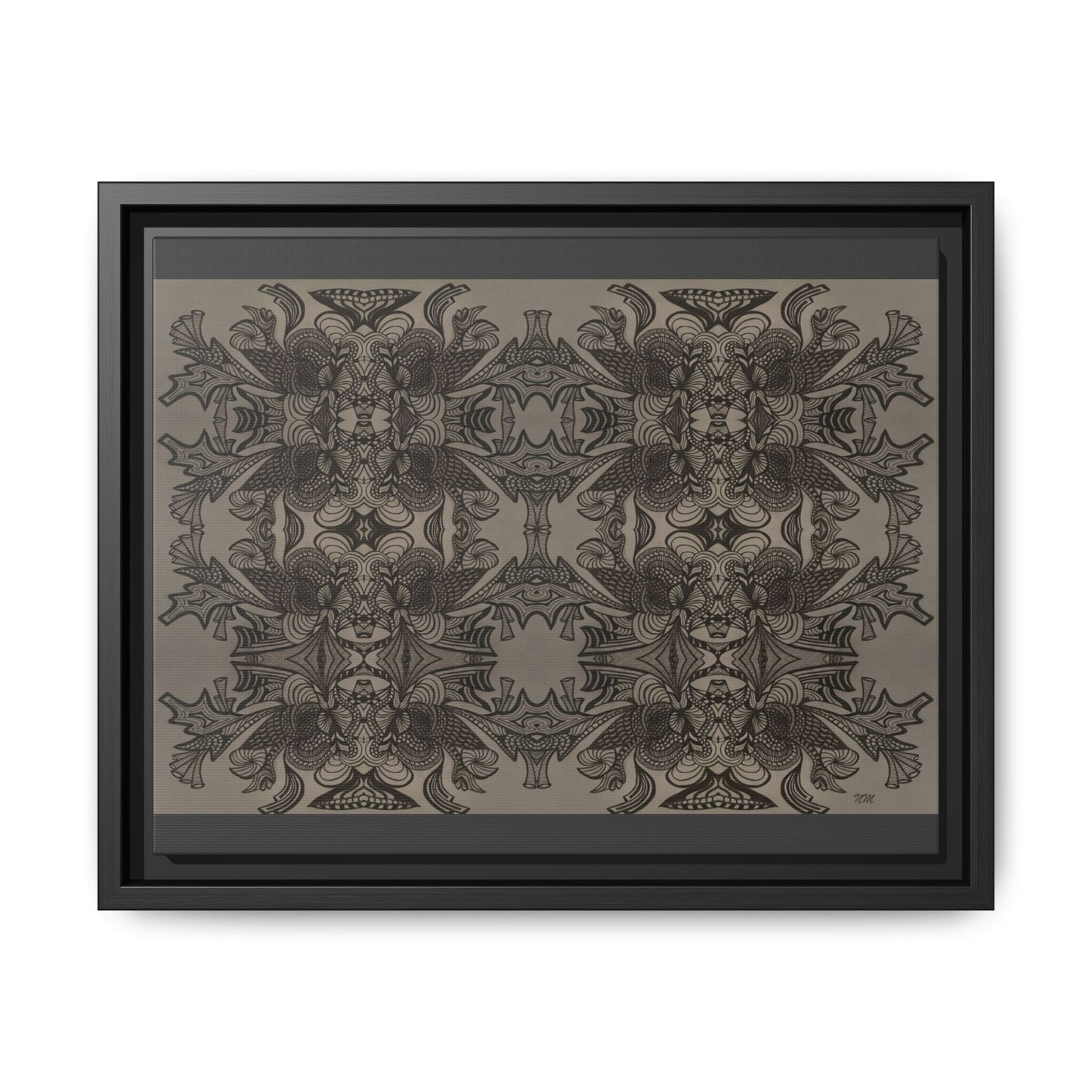 Matte Canvas, Framed (Multi-color)
