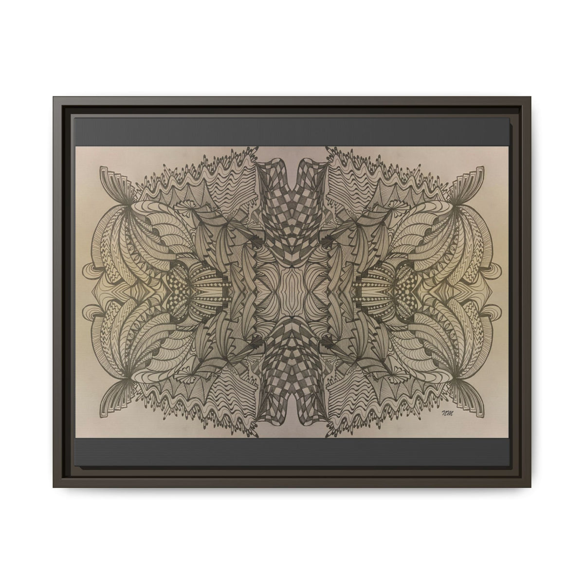 Matte Canvas, Framed (Multi-color)