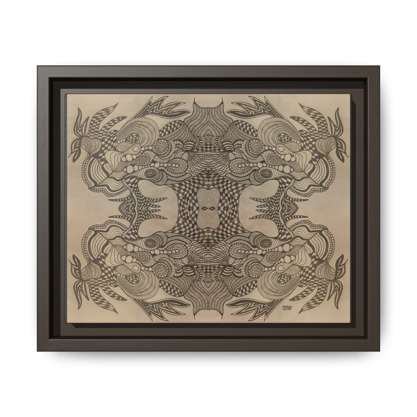Matte Canvas, Framed (Multi-color)
