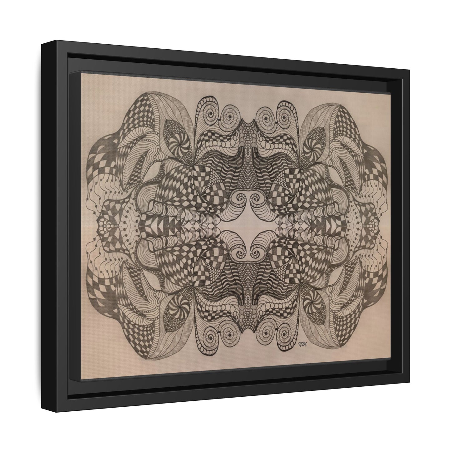 Matte Canvas, Framed (Multi-color)