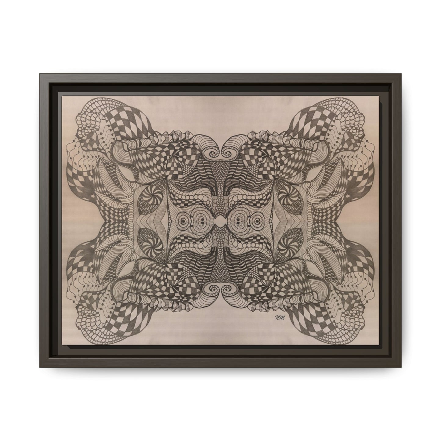 Matte Canvas, Framed (Multi-color)