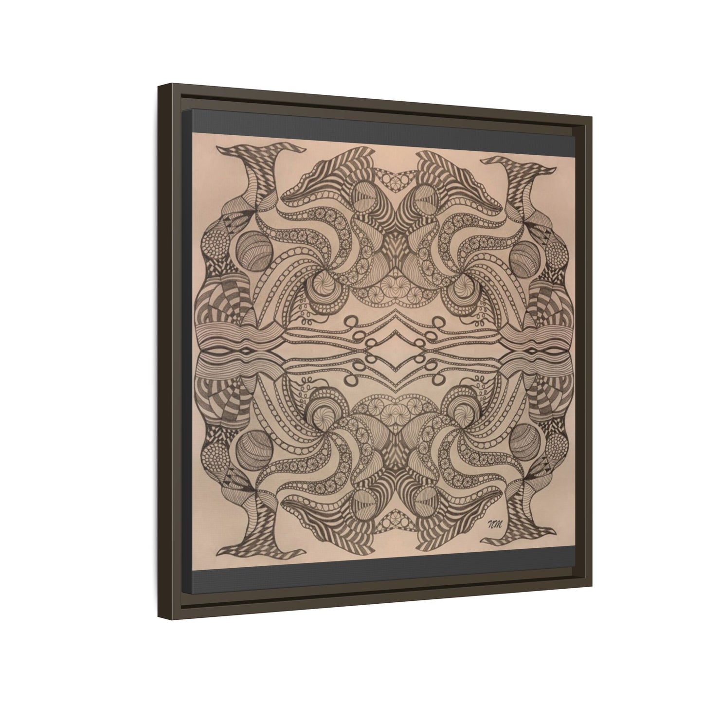Matte Canvas, Framed (Multi-color)