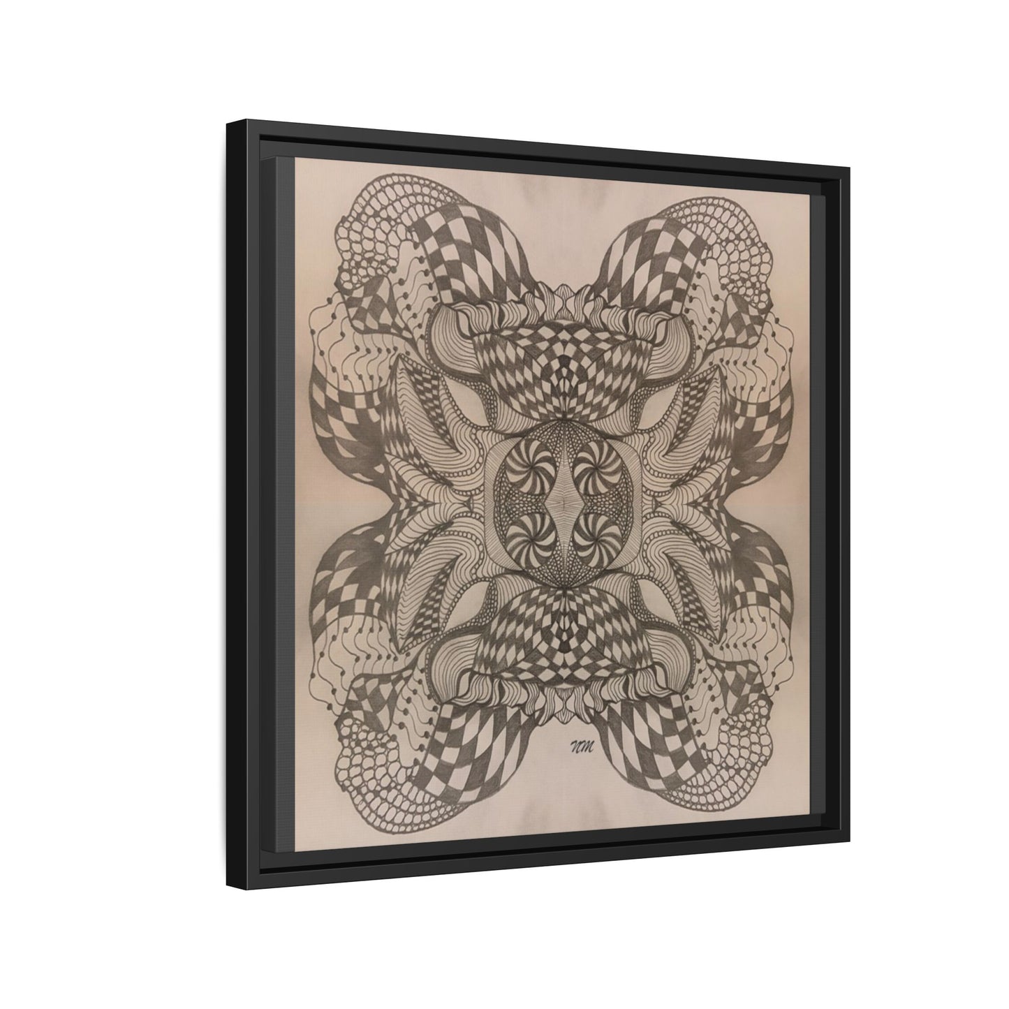 Matte Canvas, Framed (Multi-color)