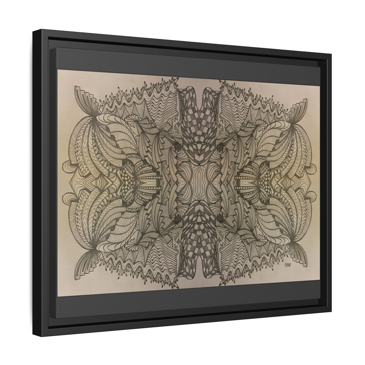 Matte Canvas, Framed (Multi-color)