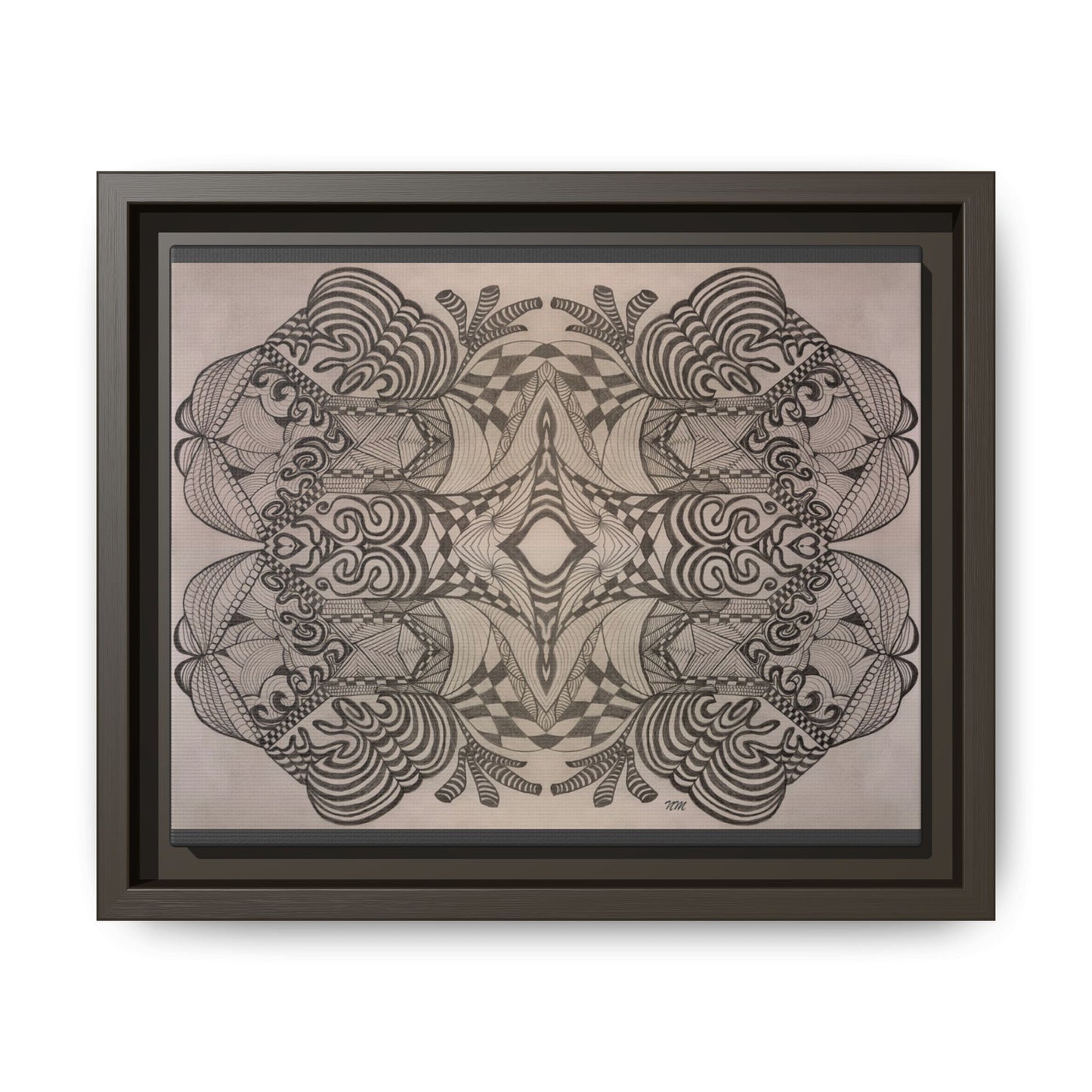 Matte Canvas, Framed (Multi-color)