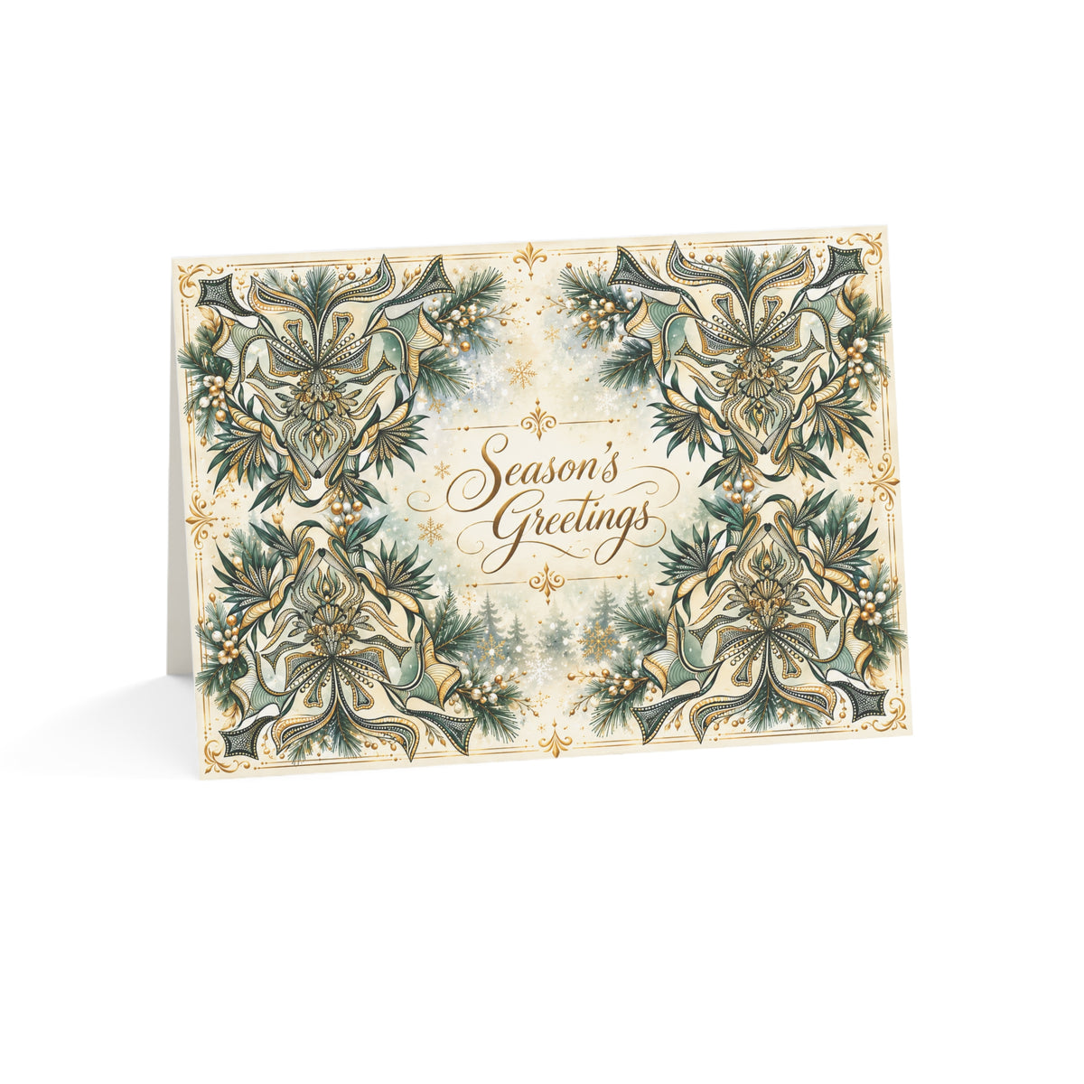 Evergreen Grace — Season’s Greetings Card