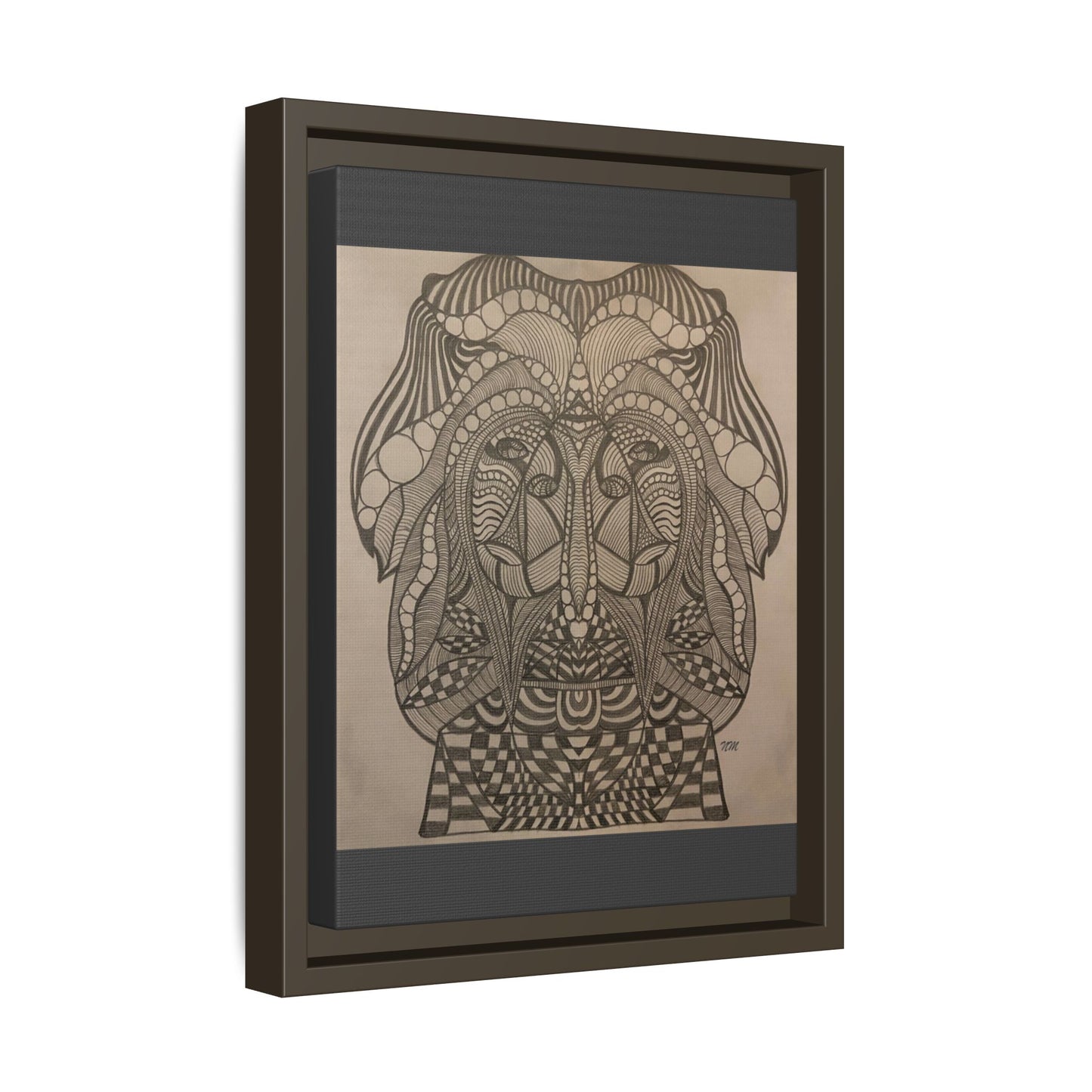 Matte Canvas, Framed (Multi-color)
