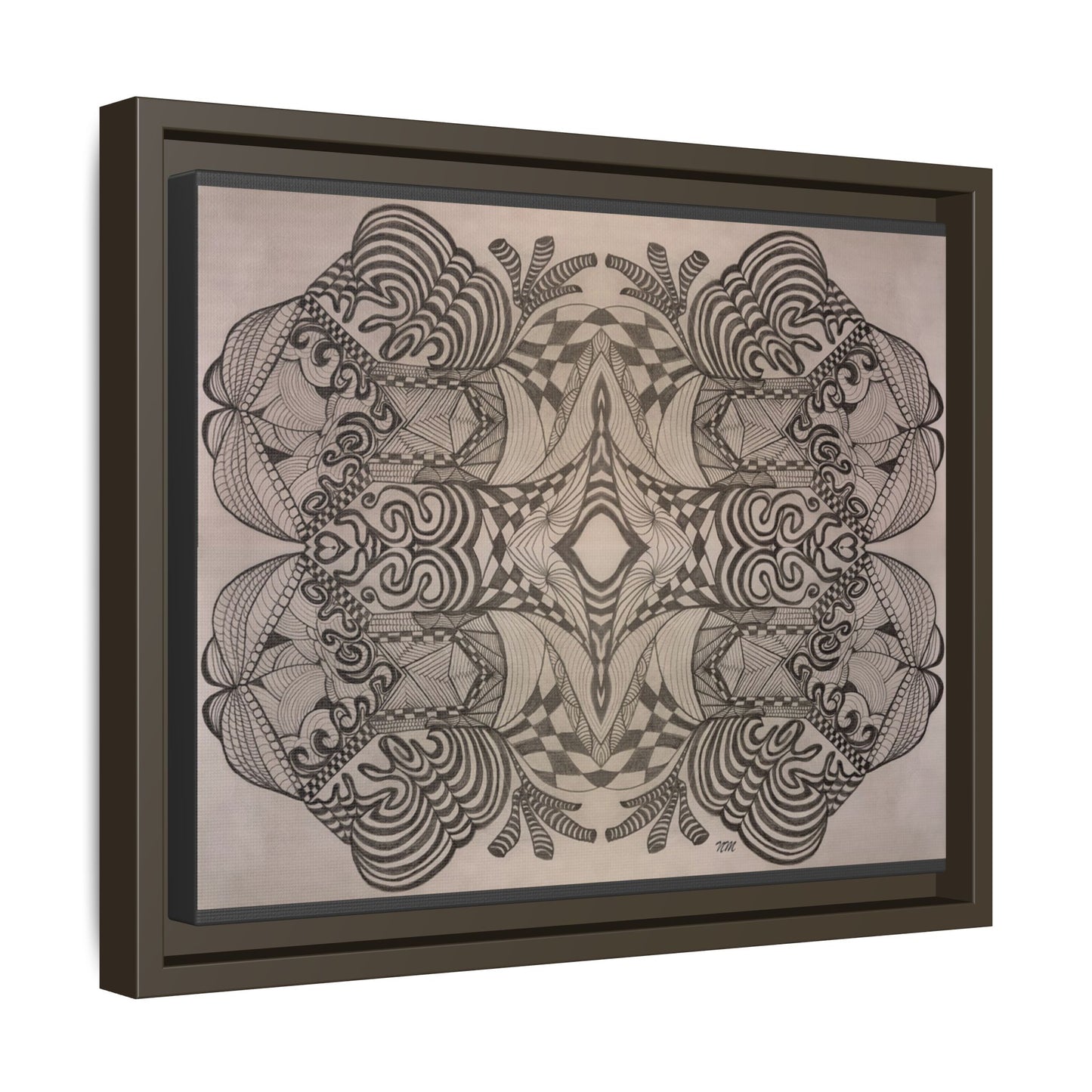 Matte Canvas, Framed (Multi-color)
