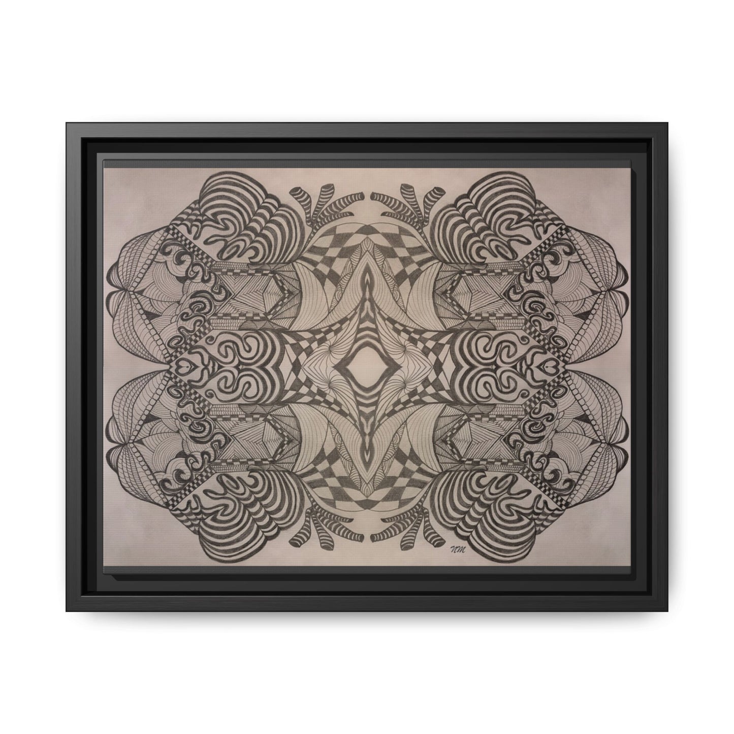 Matte Canvas, Framed (Multi-color)