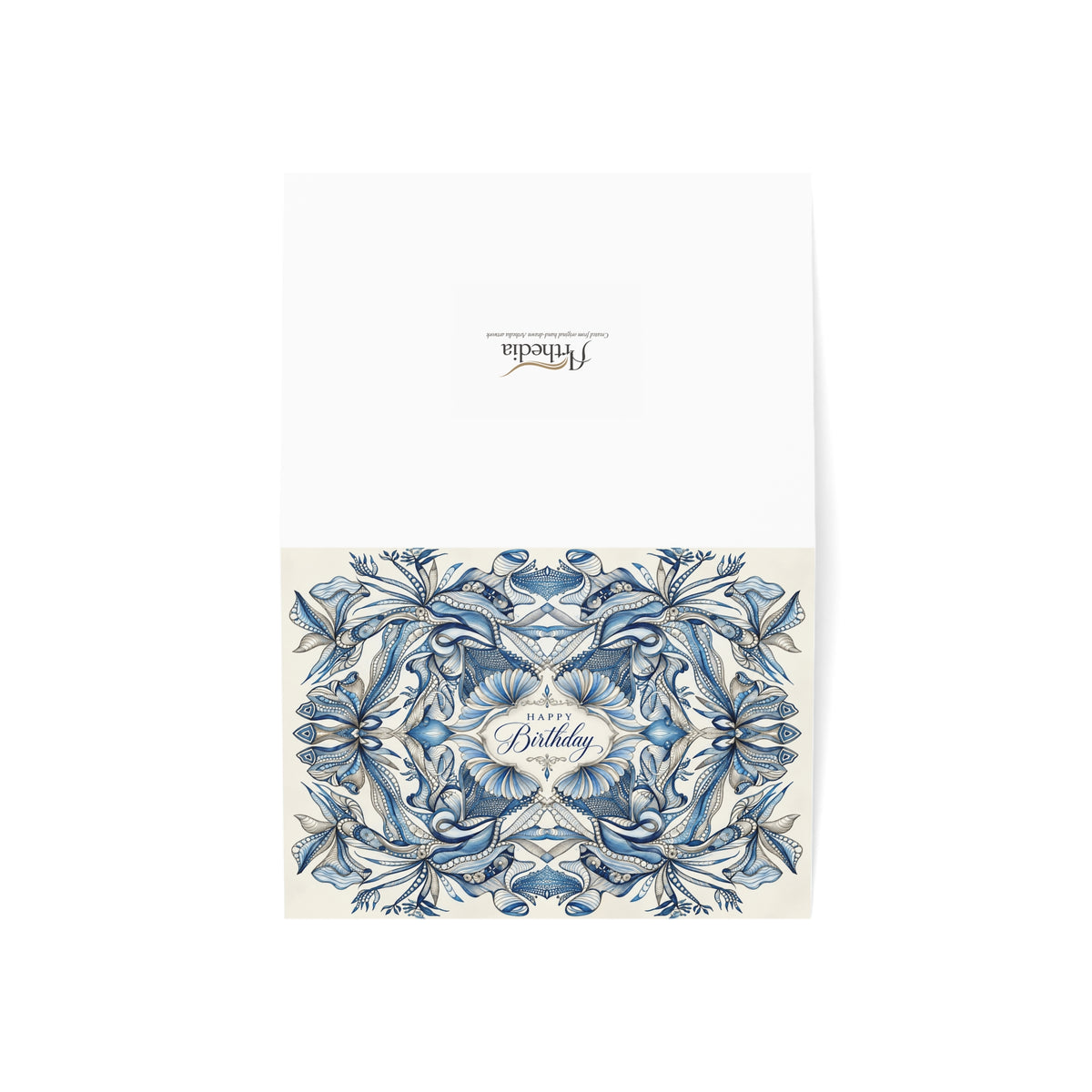 Blue Reverie — Happy Birthday Greeting Card