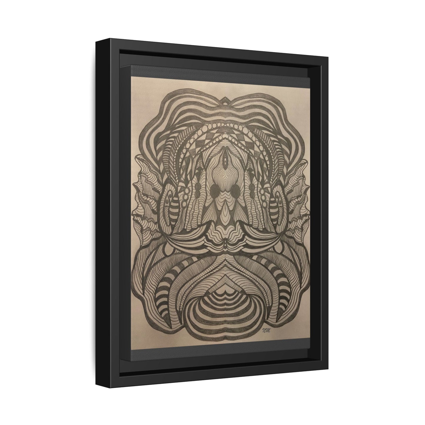 Matte Canvas, Framed (Multi-color)