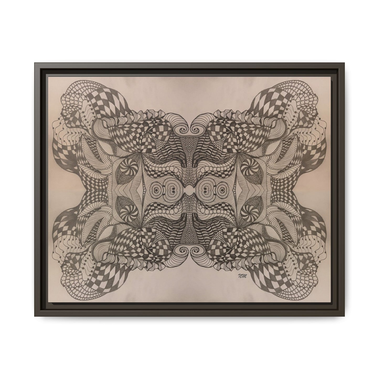 Matte Canvas, Framed (Multi-color)