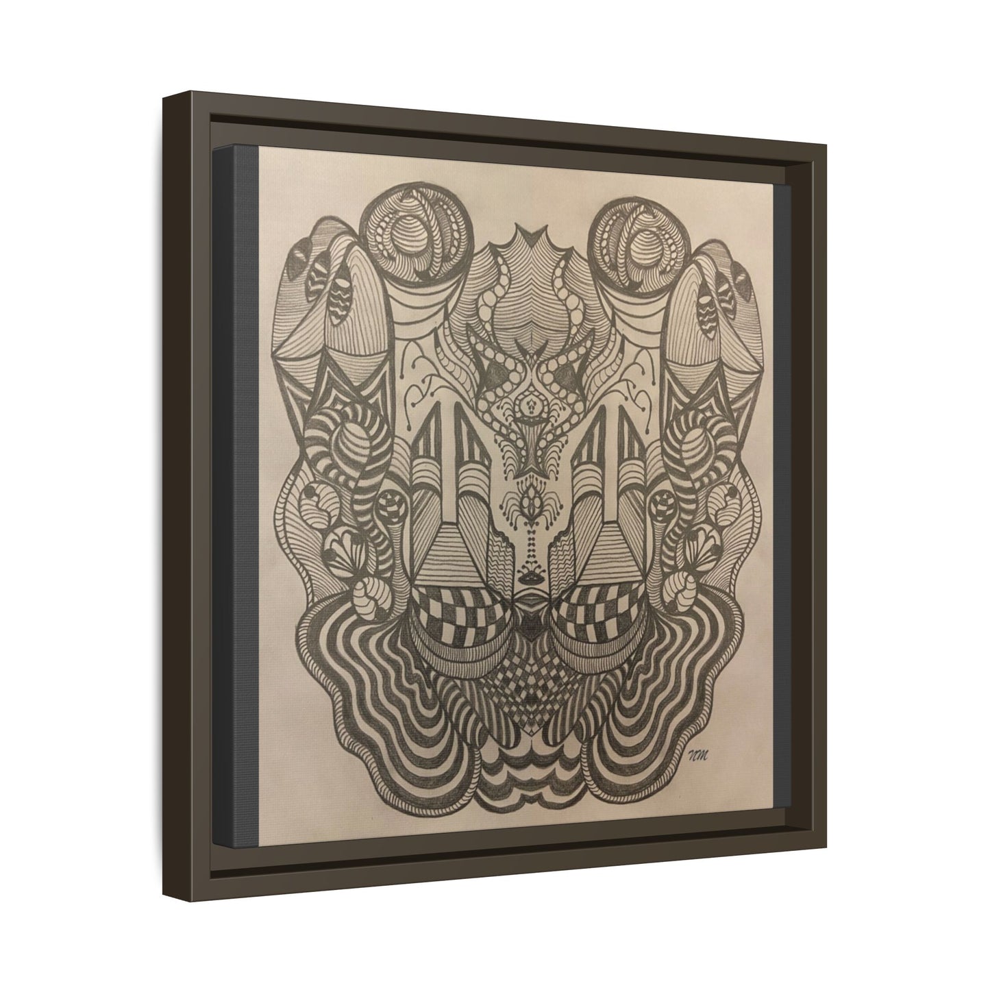 Matte Canvas, Framed (Multi-color)