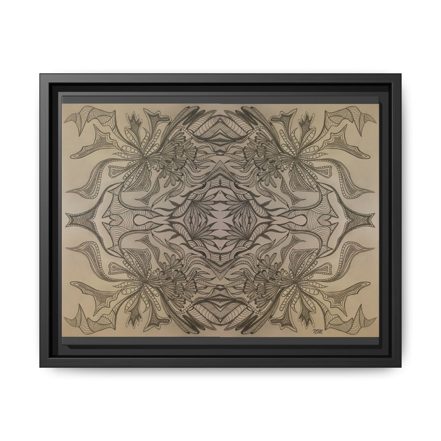 Matte Canvas, Framed (Multi-color)