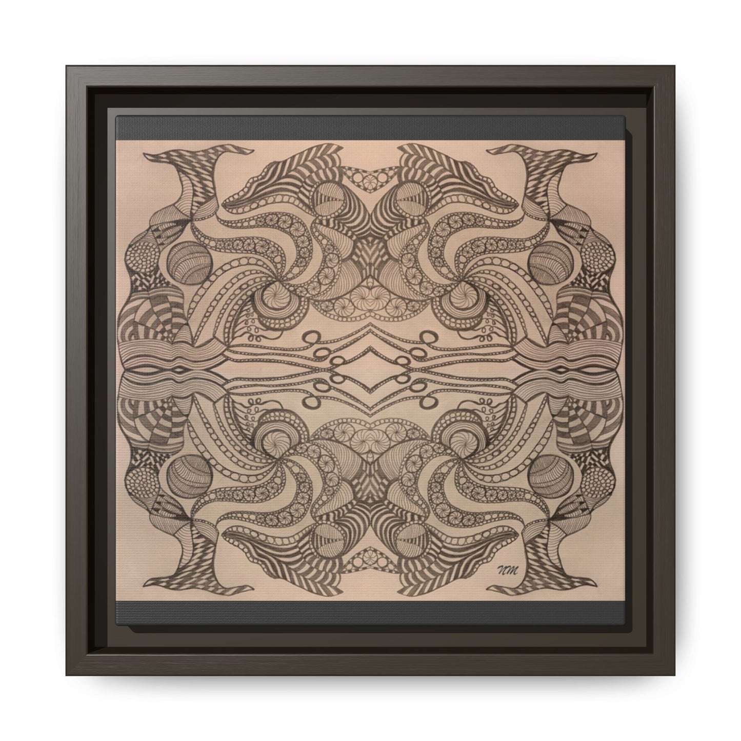 Matte Canvas, Framed (Multi-color)