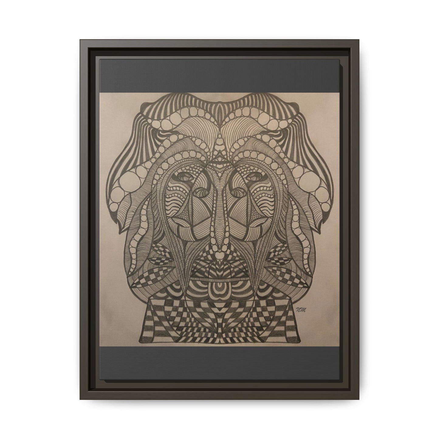 Matte Canvas, Framed (Multi-color)