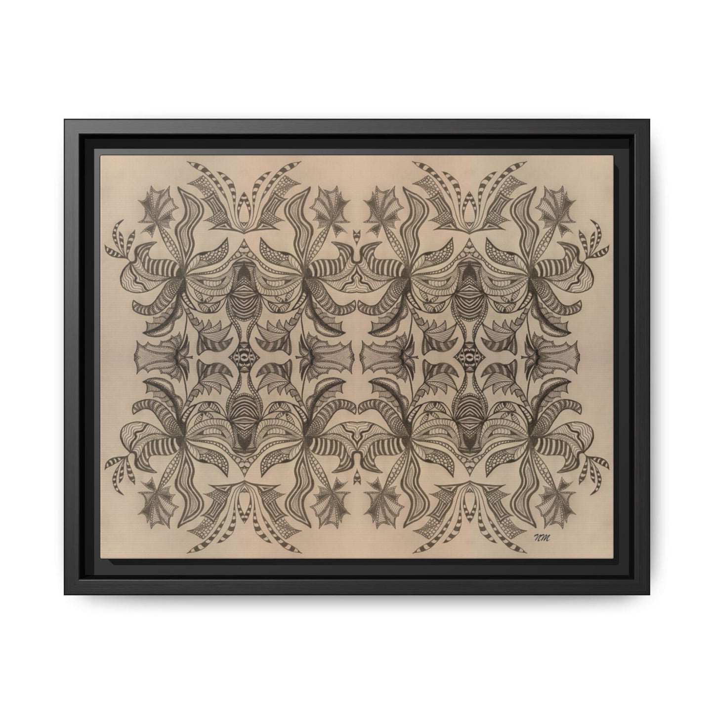 Matte Canvas, Framed (Multi-color)