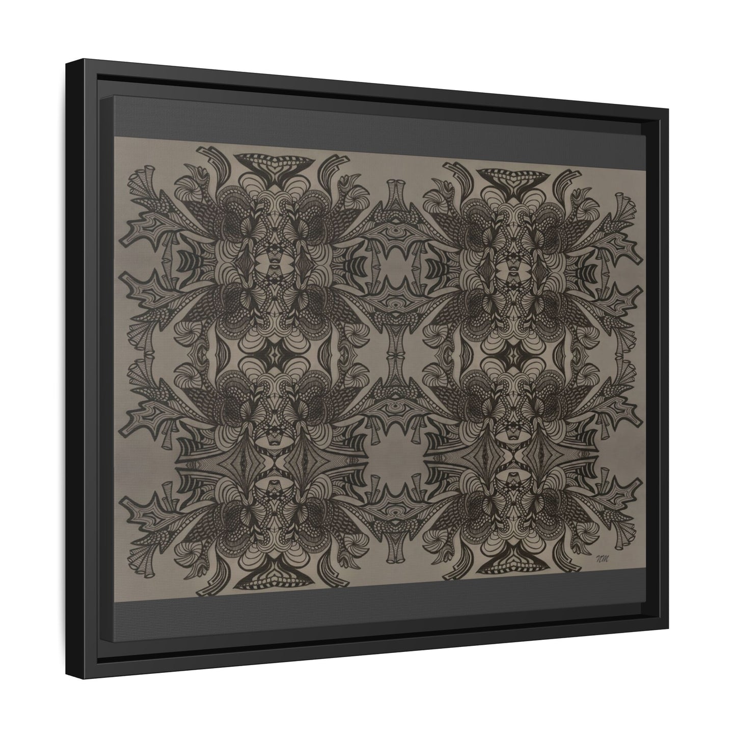 Matte Canvas, Framed (Multi-color)
