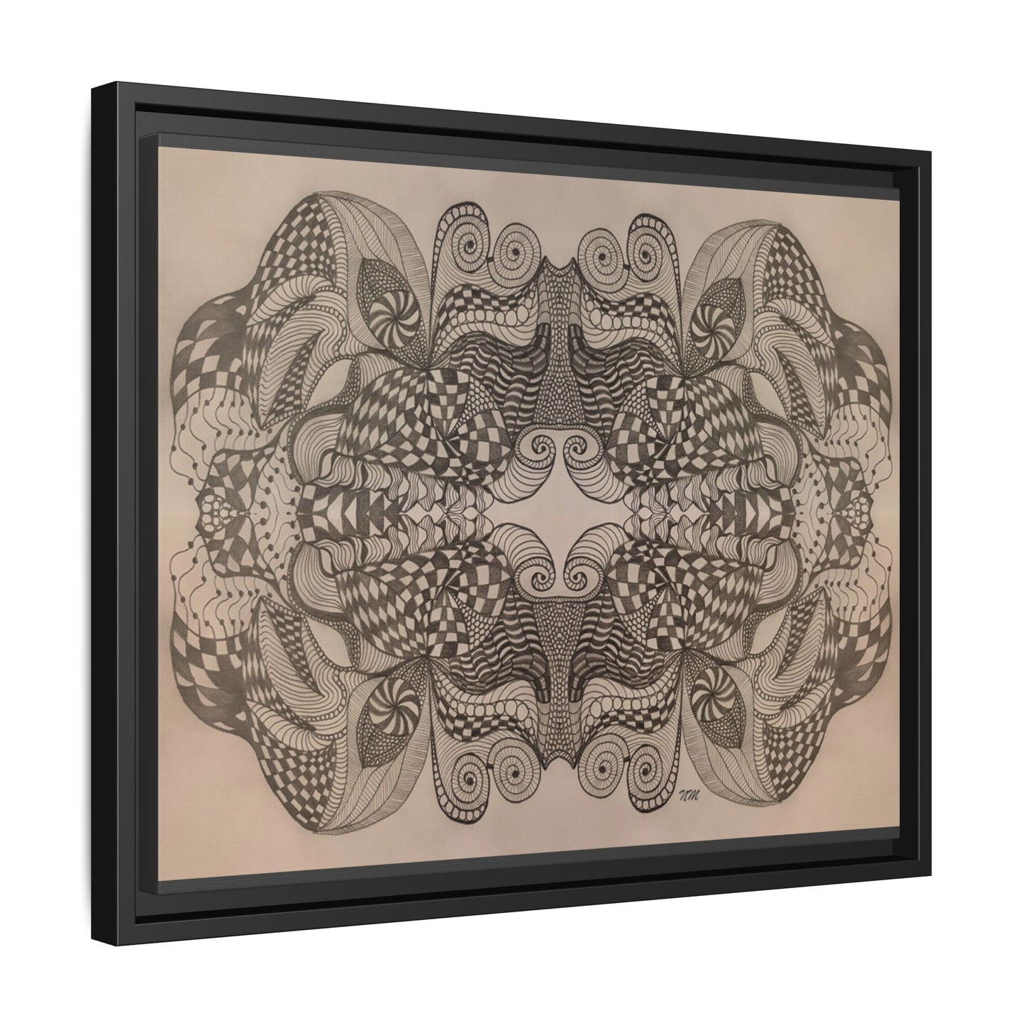 Matte Canvas, Framed (Multi-color)