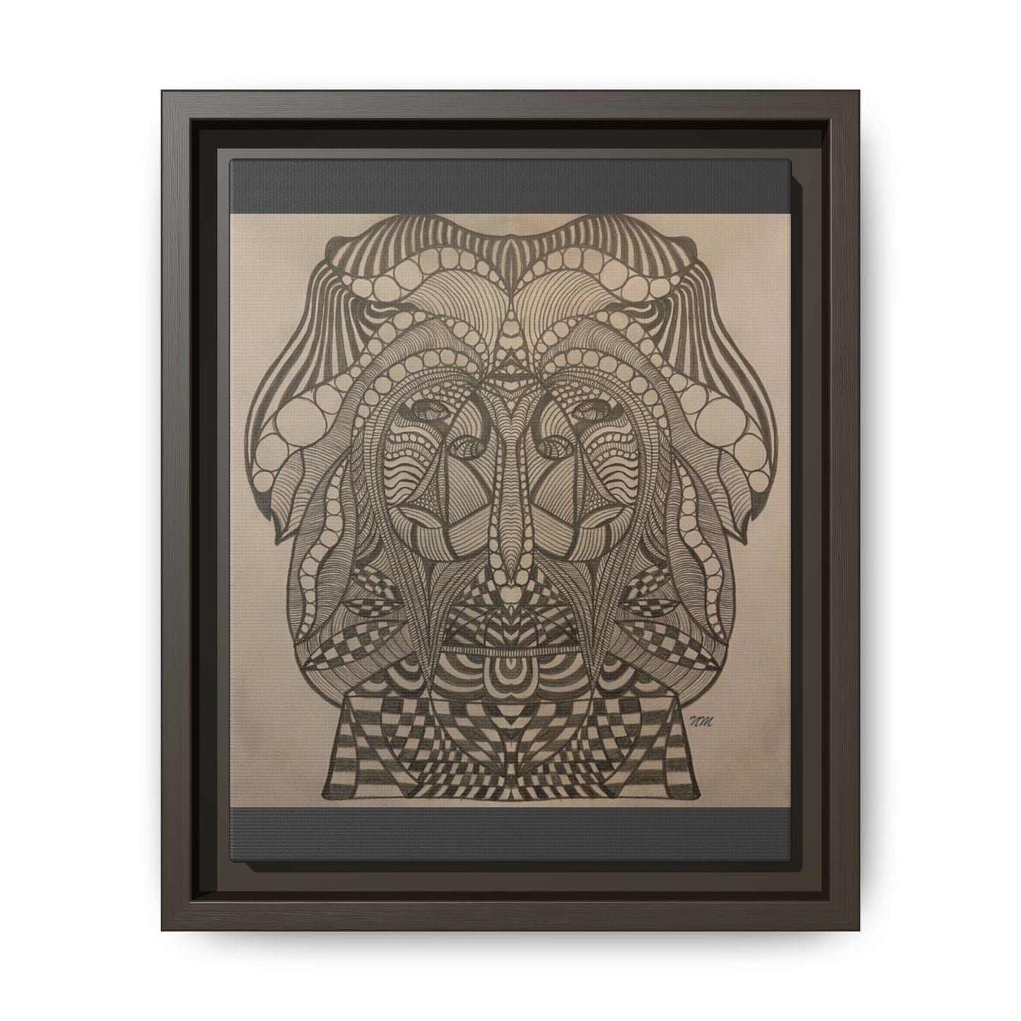 Matte Canvas, Framed (Multi-color)