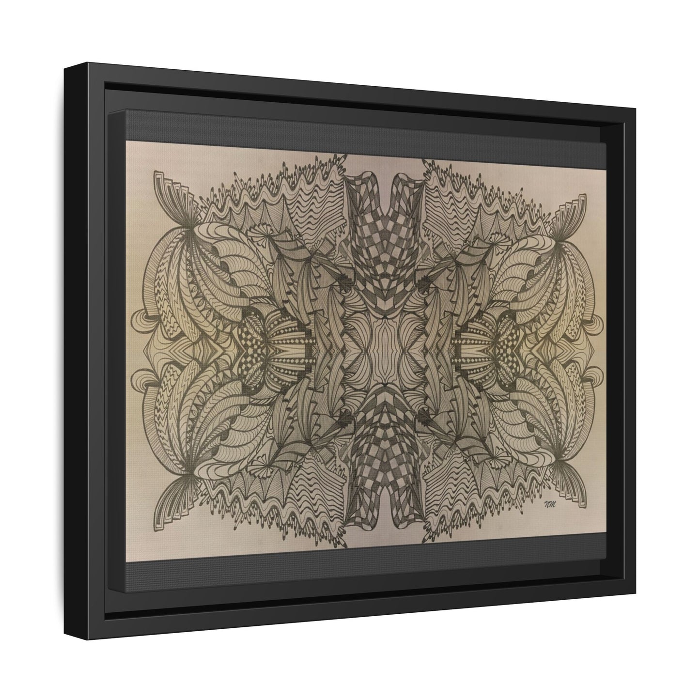 Matte Canvas, Framed (Multi-color)