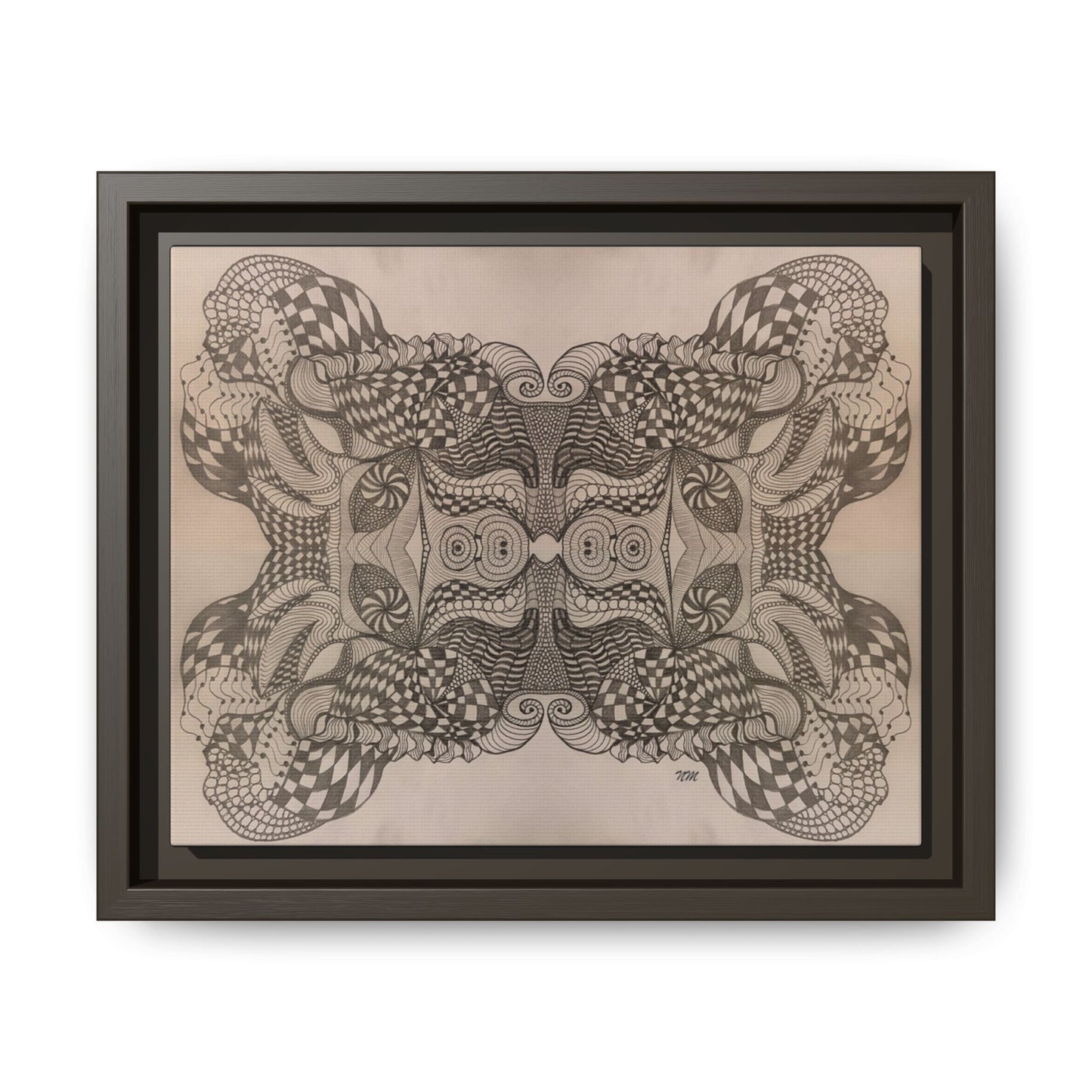 Matte Canvas, Framed (Multi-color)