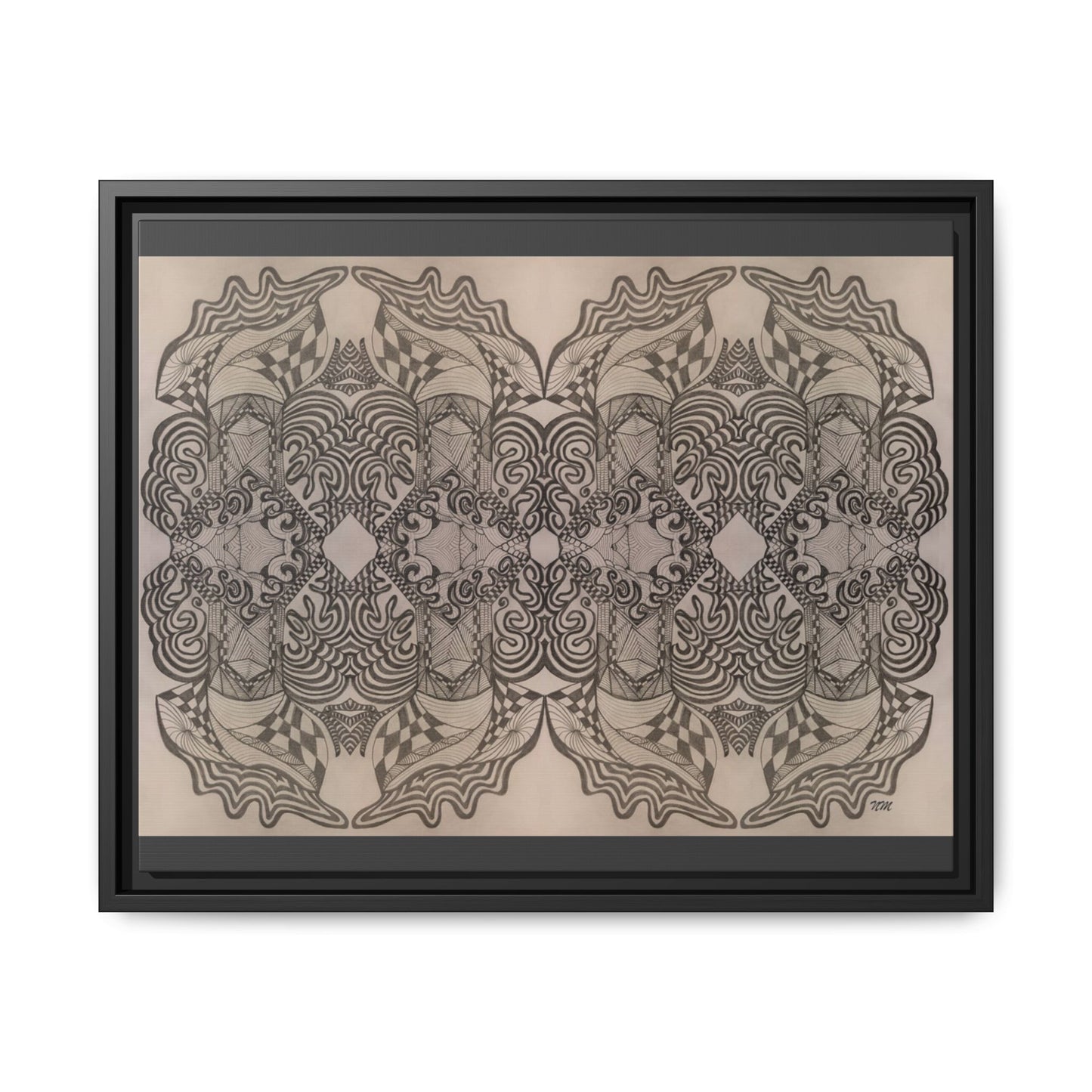 Matte Canvas, Framed (Multi-color)
