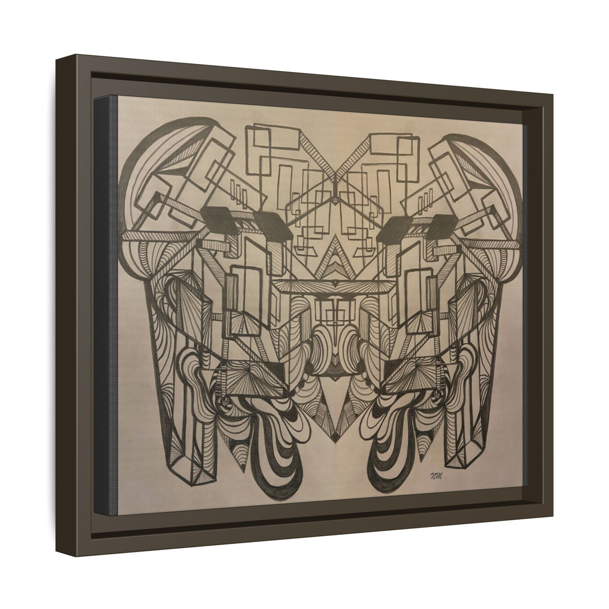 Matte Canvas, Framed (Multi-color)
